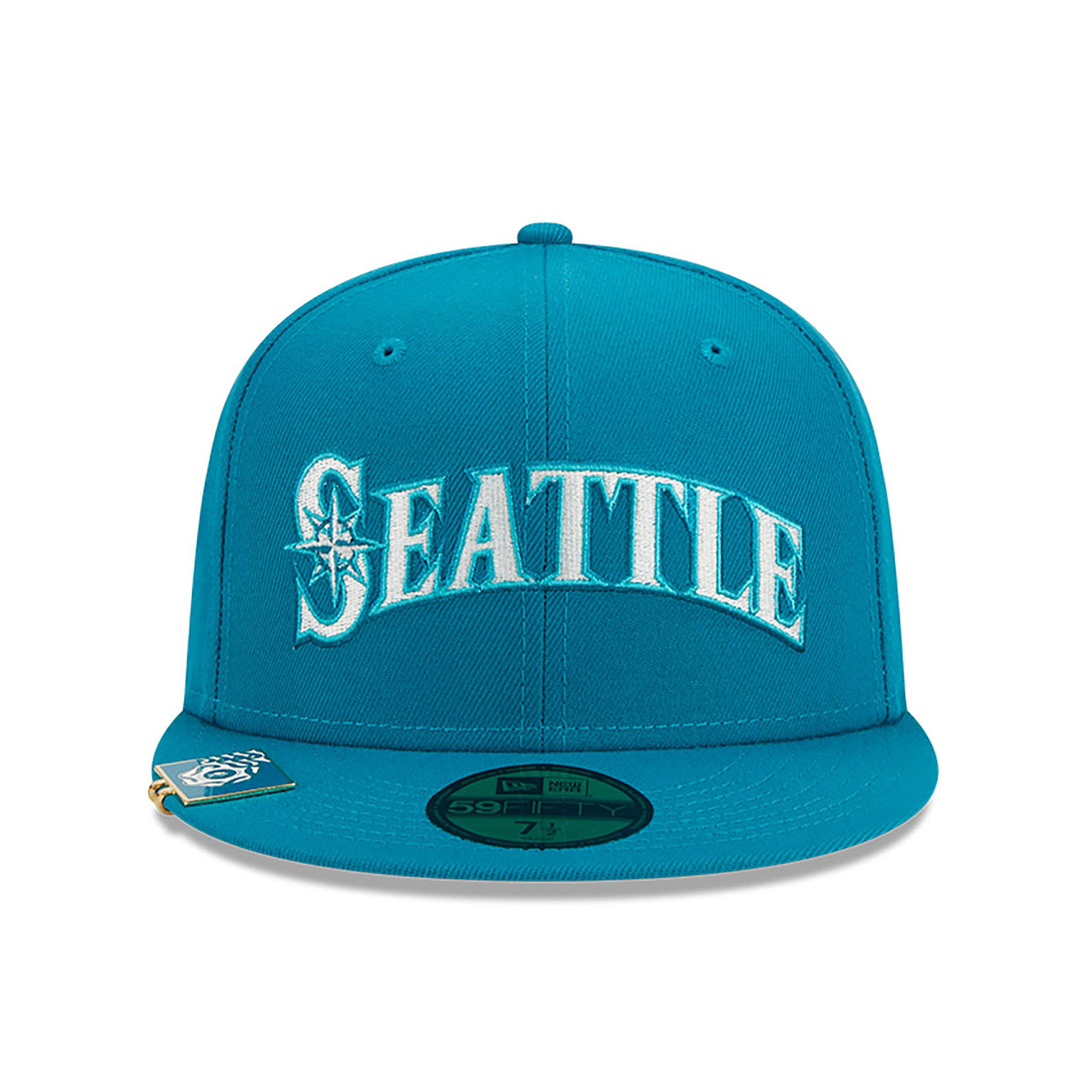 Seattle Mariners City Flag Turquoise 59FIFTY Fitted Cap