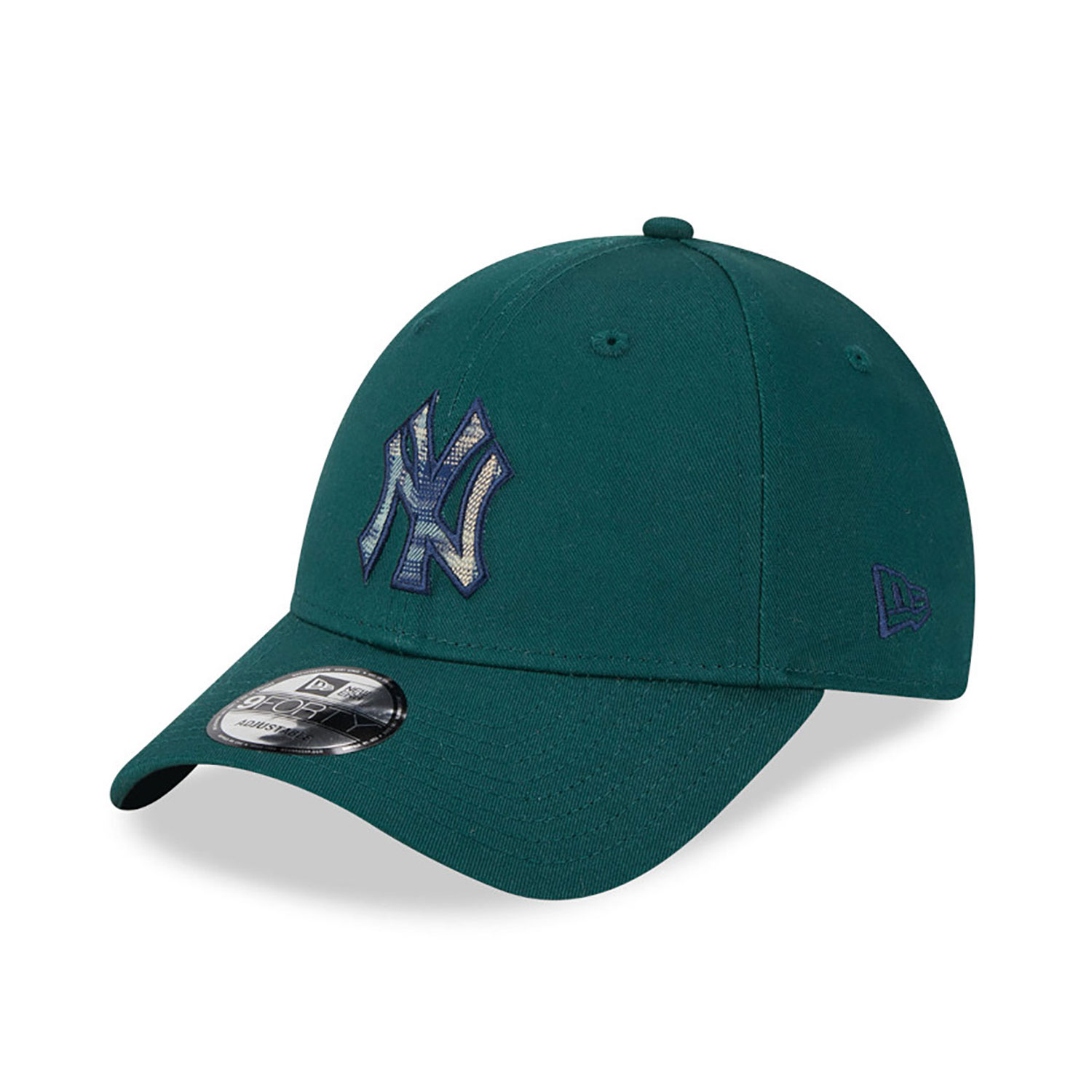 New York Yankees Check Infill Green 9FORTY Adjustable Cap