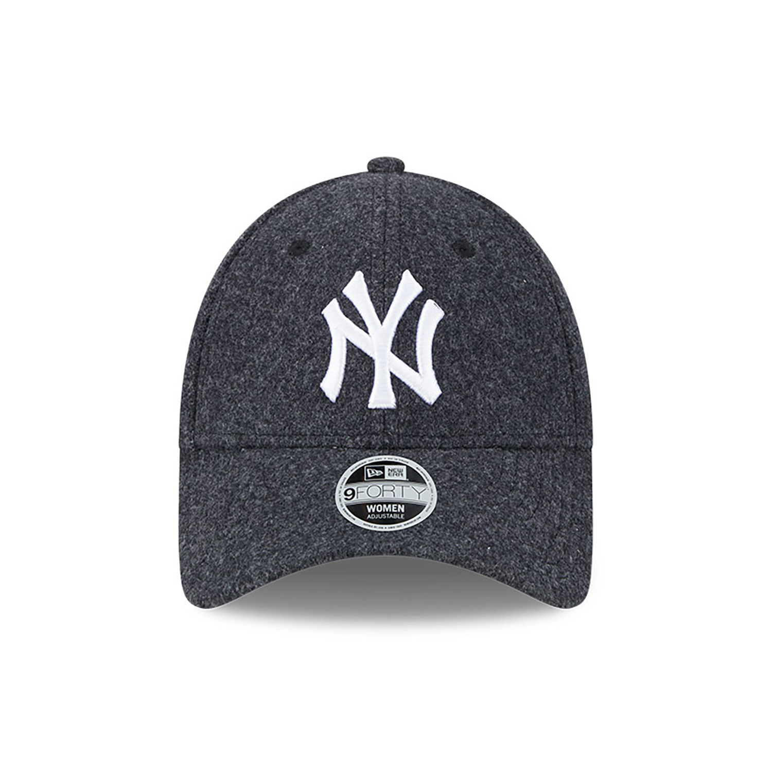 New York Yankees Womens Fleece Black 9FORTY Adjustable Cap