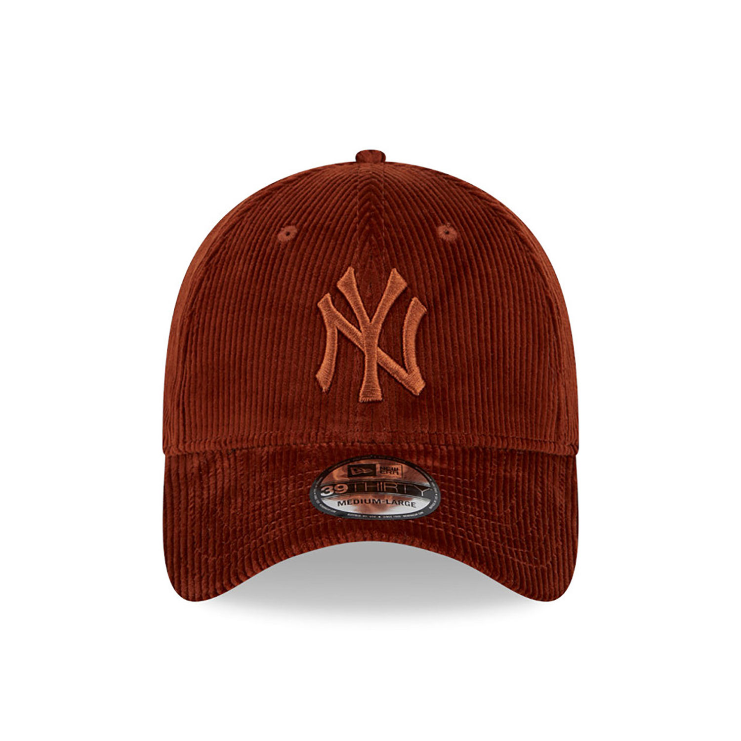 New York Yankees Wide Cord Brown 39THIRTY Stretch Fit Cap