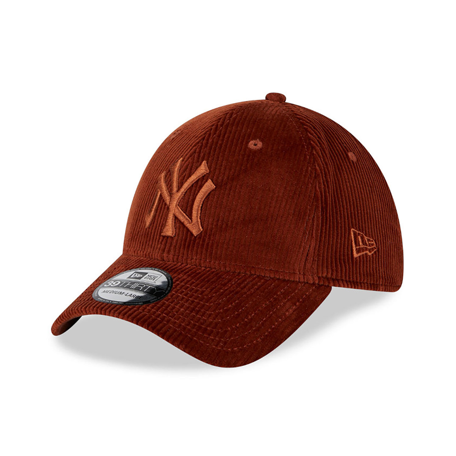 New York Yankees Wide Cord Brown 39THIRTY Stretch Fit Cap
