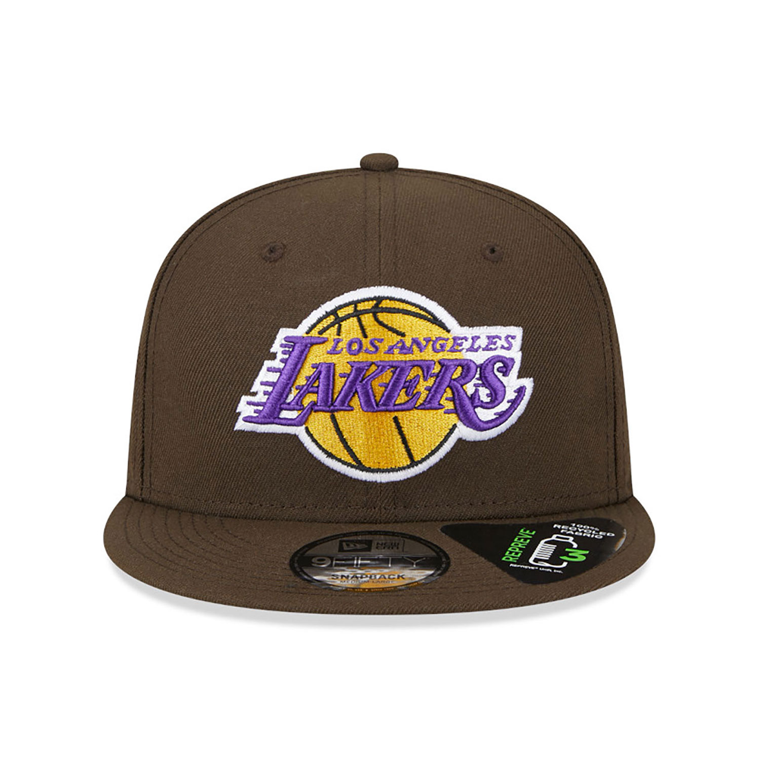 LA Lakers Repreve Brown 9FIFTY Snapback Cap