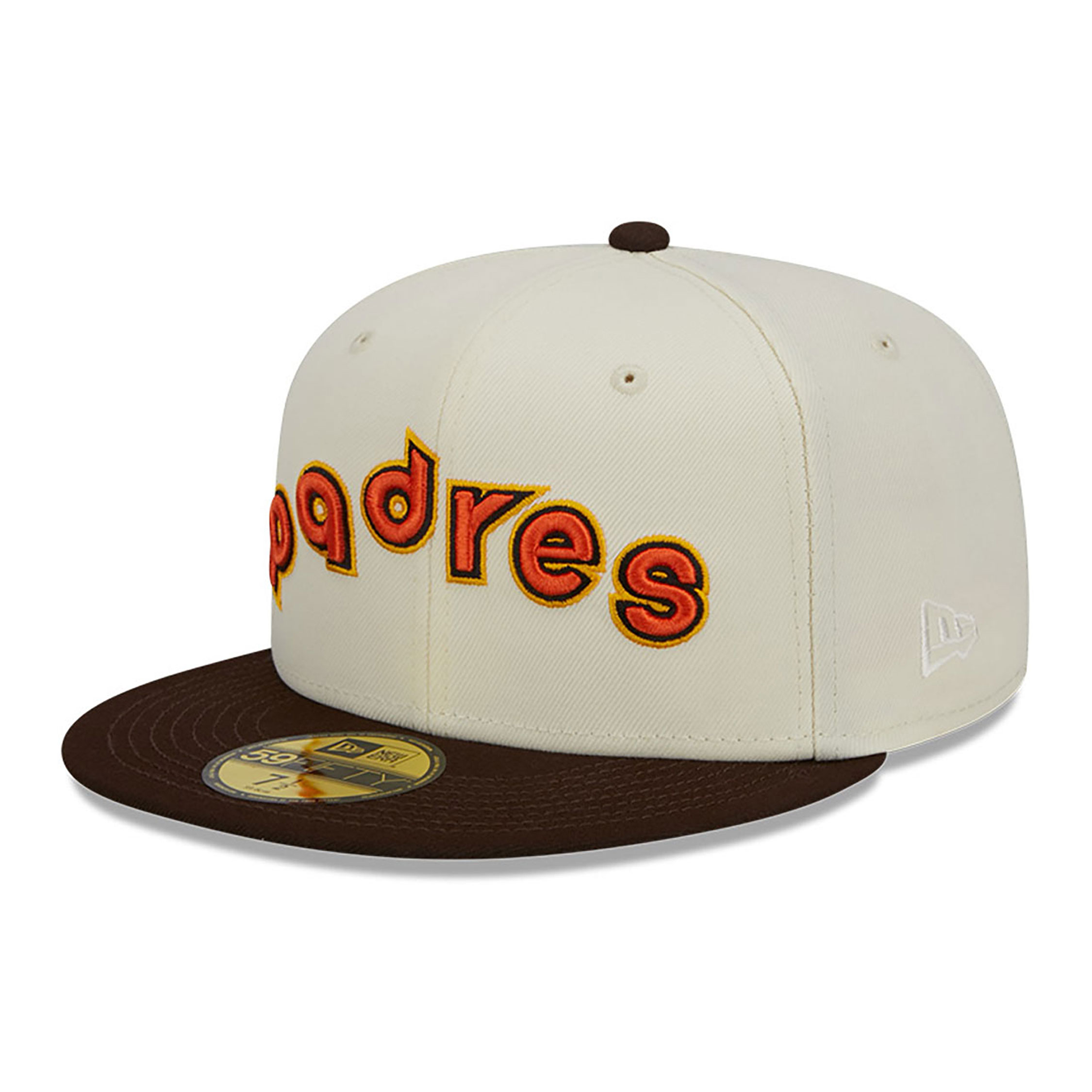 San Diego Padres Retro Jersey Script Chrome White 59FIFTY Fitted Cap