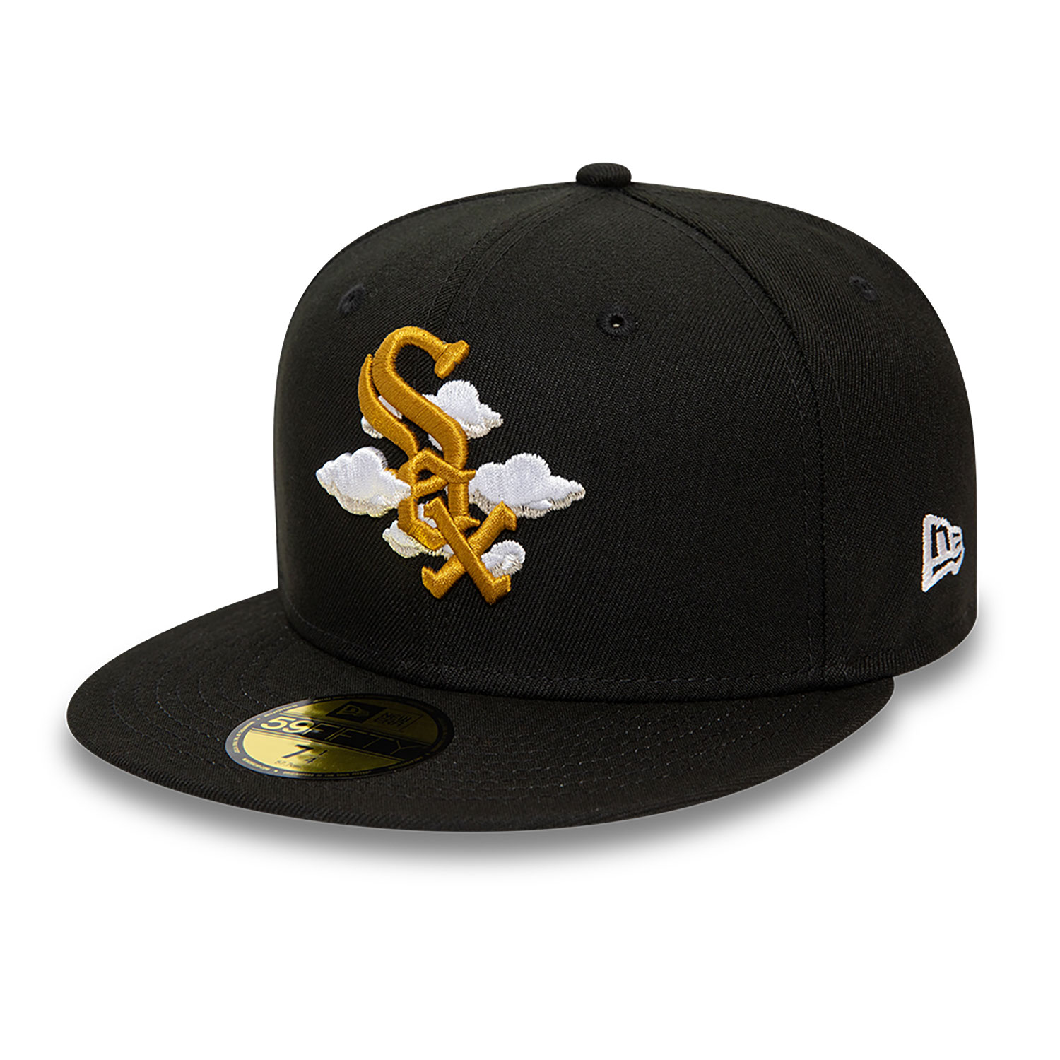 Chicago White Sox Team Cloud Black 59FIFTY Fitted Cap