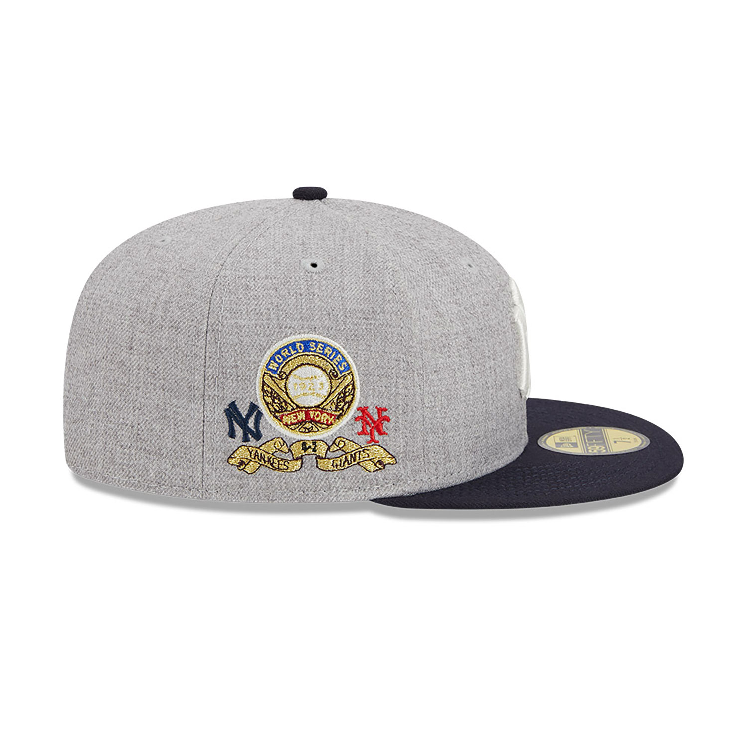 New York Yankees Dynasty Heather Grey 59FIFTY Fitted Cap