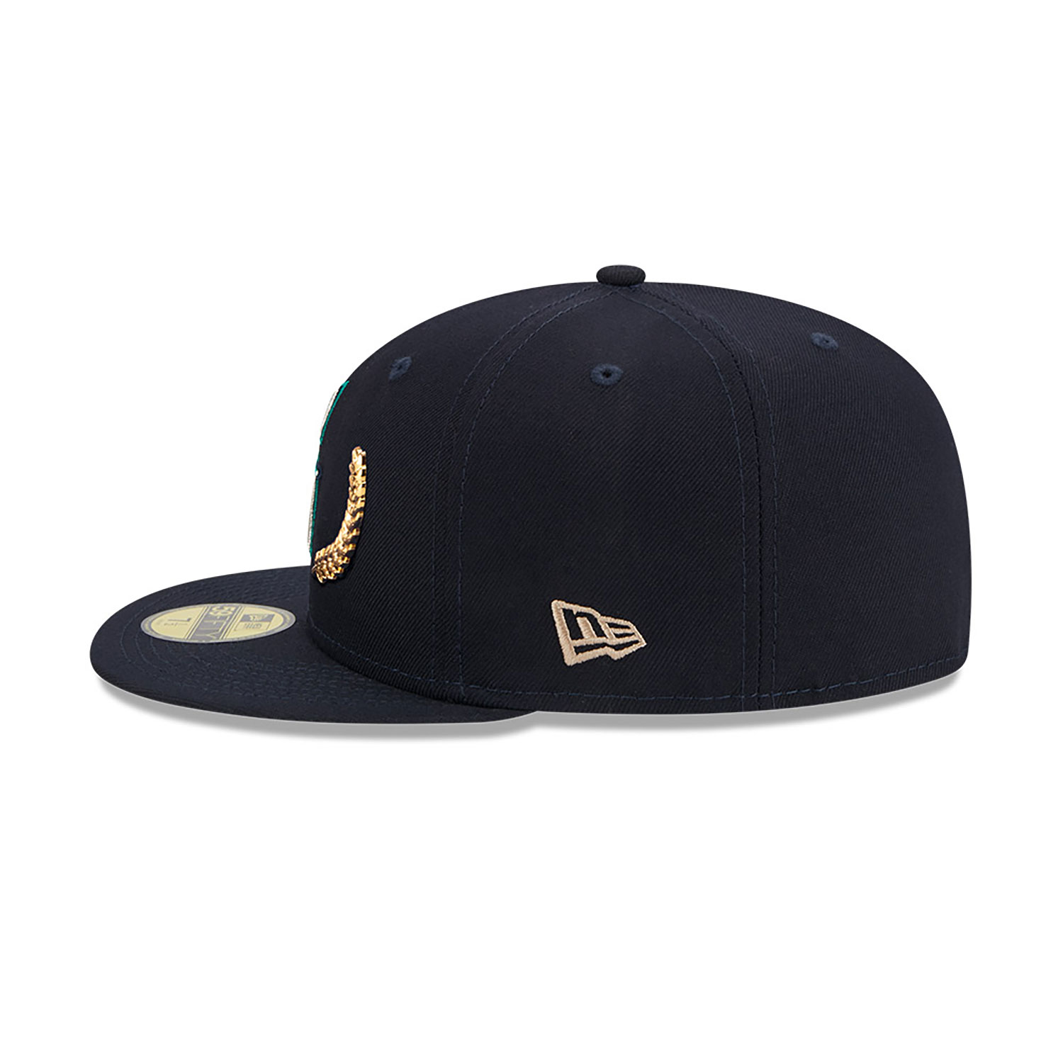 Seattle Mariners Gold Leaf Navy 59FIFTY Fitted Cap