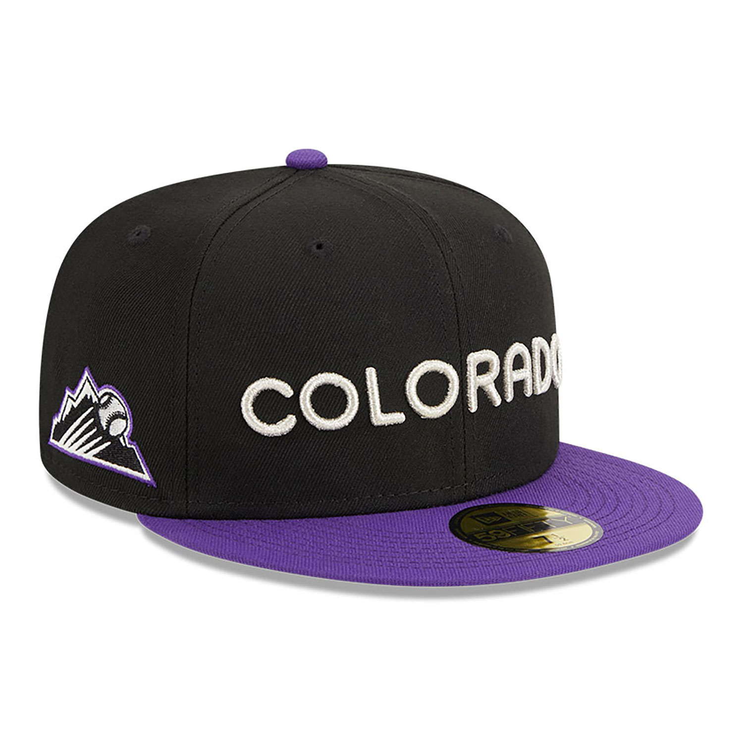Colorado Rockies City Signature Black 59FIFTY Fitted Cap
