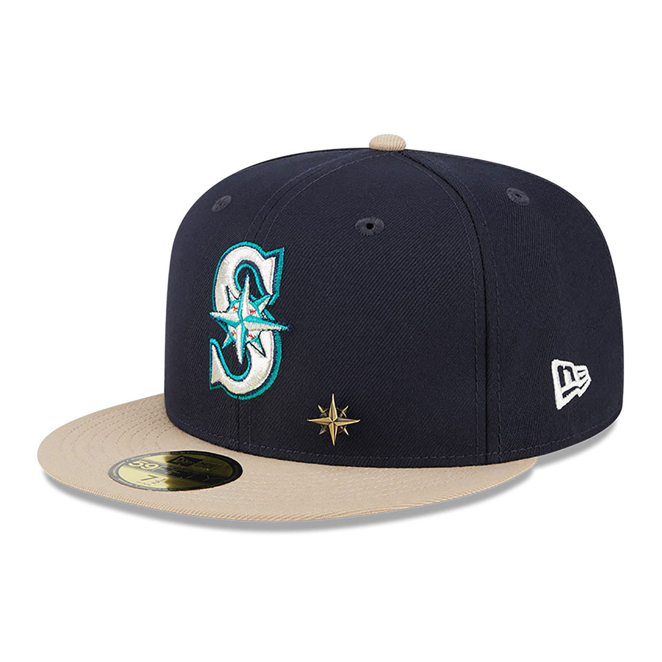 Seattle Mariners Varsity Pin Navy 59FIFTY Fitted Cap
