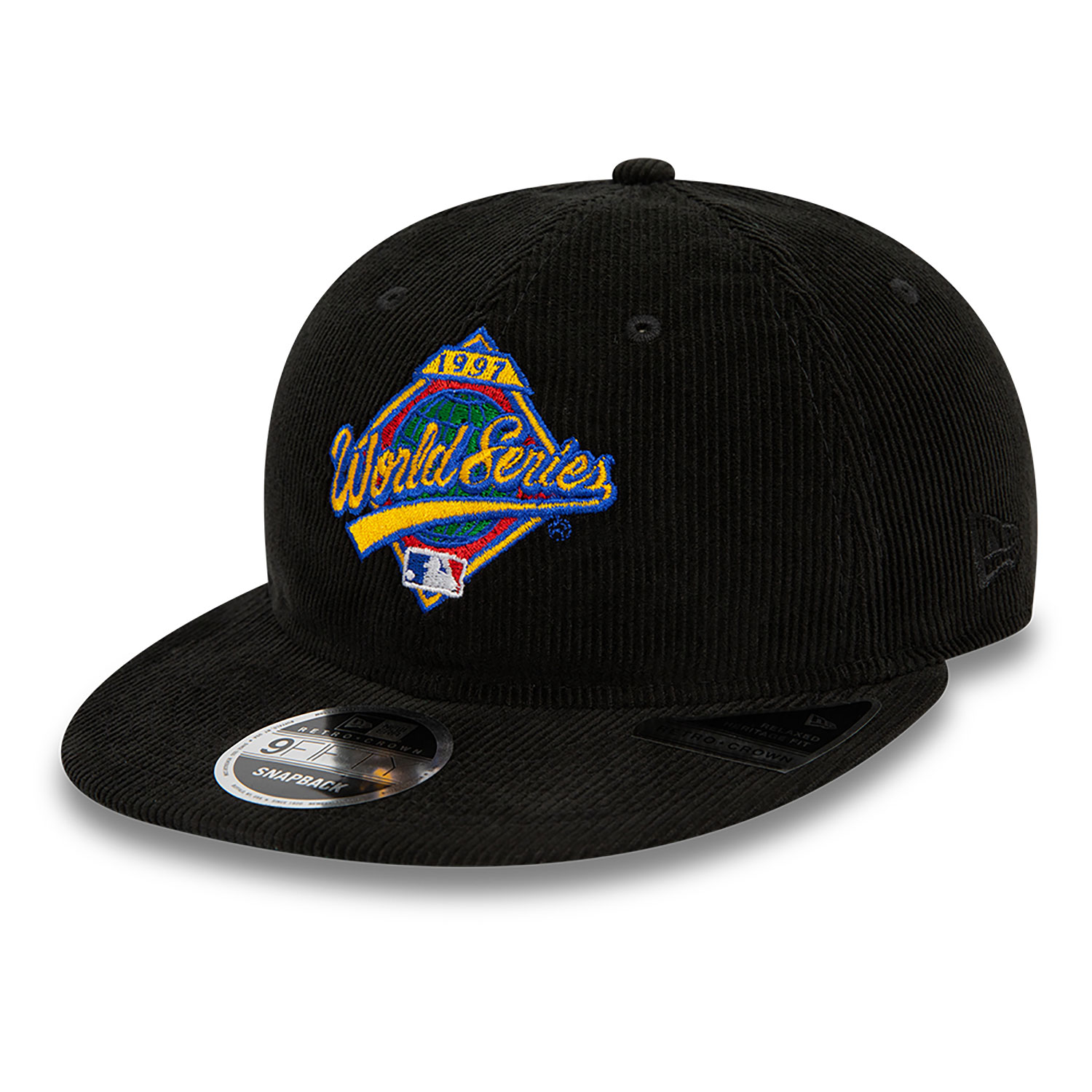 MLB World Series 1997 Patch Black Retro Crown 9FIFTY Snapback Cap