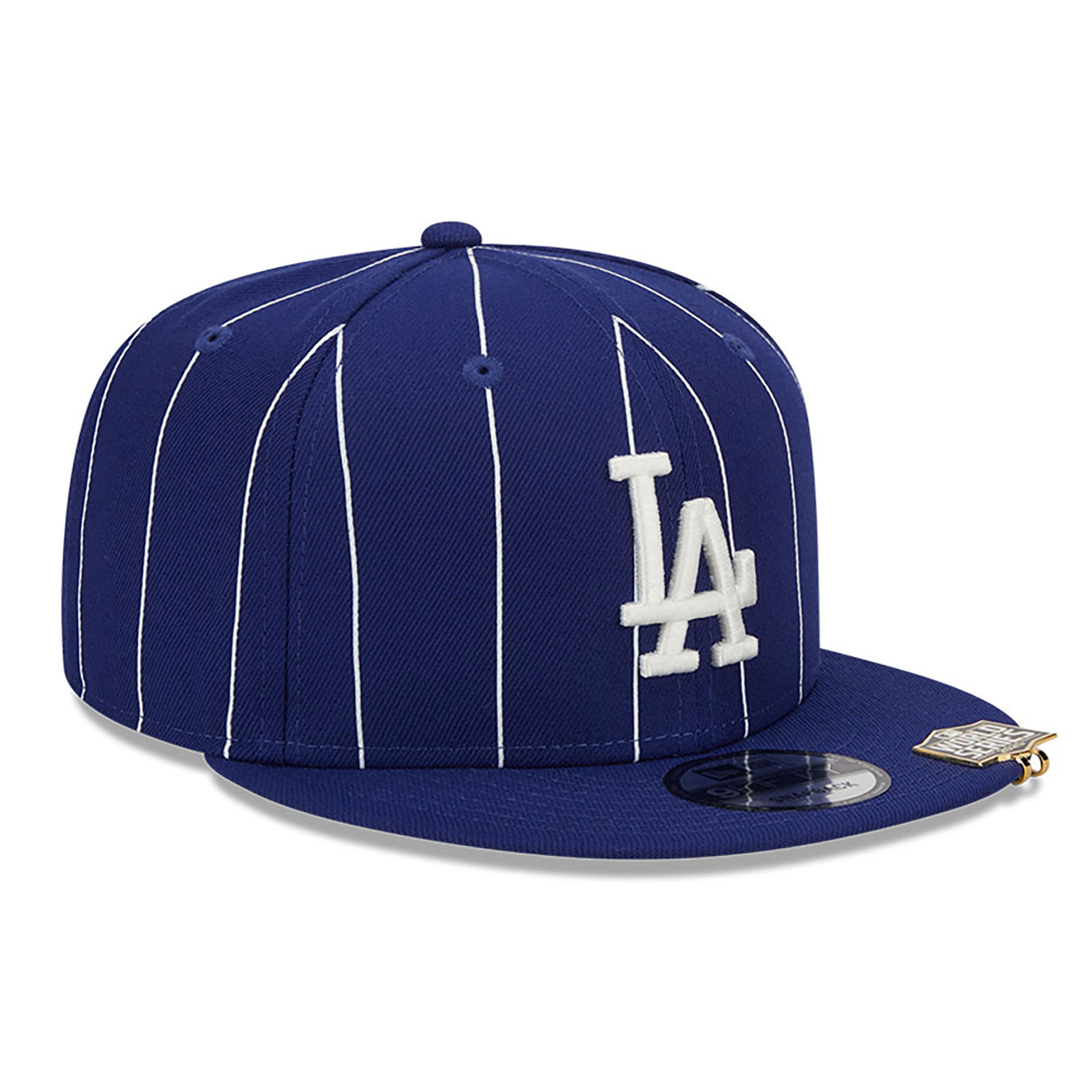 LA Dodgers Pinstripe Blue 9FIFTY Snapback Cap