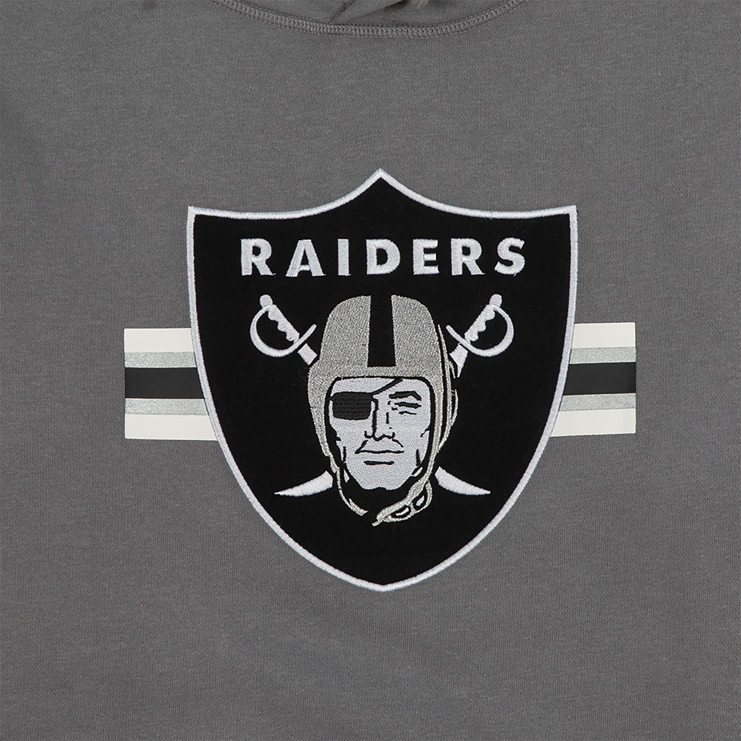 Las Vegas Raiders NFL Sideline 2023 Third Down Grey Oversized Pullover Hoodie