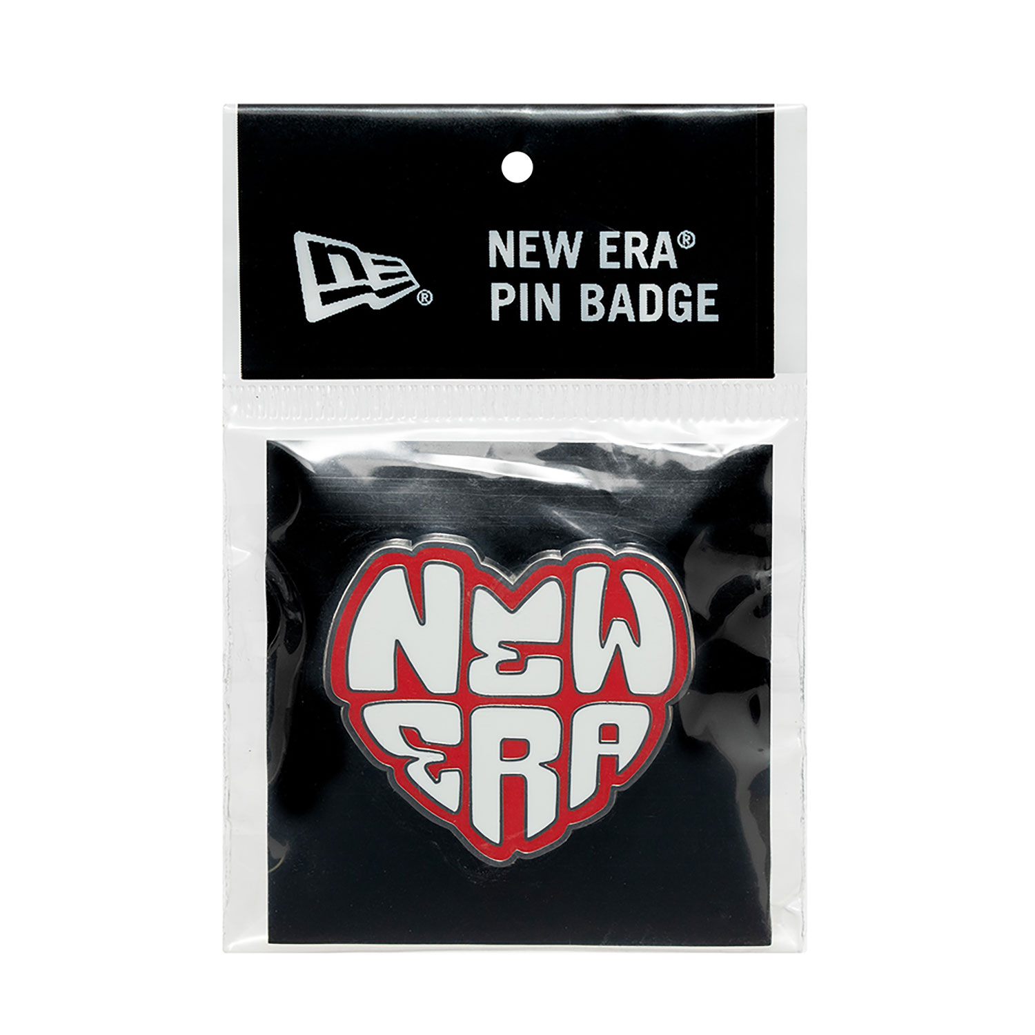 New Era Heart Red Pin Badge