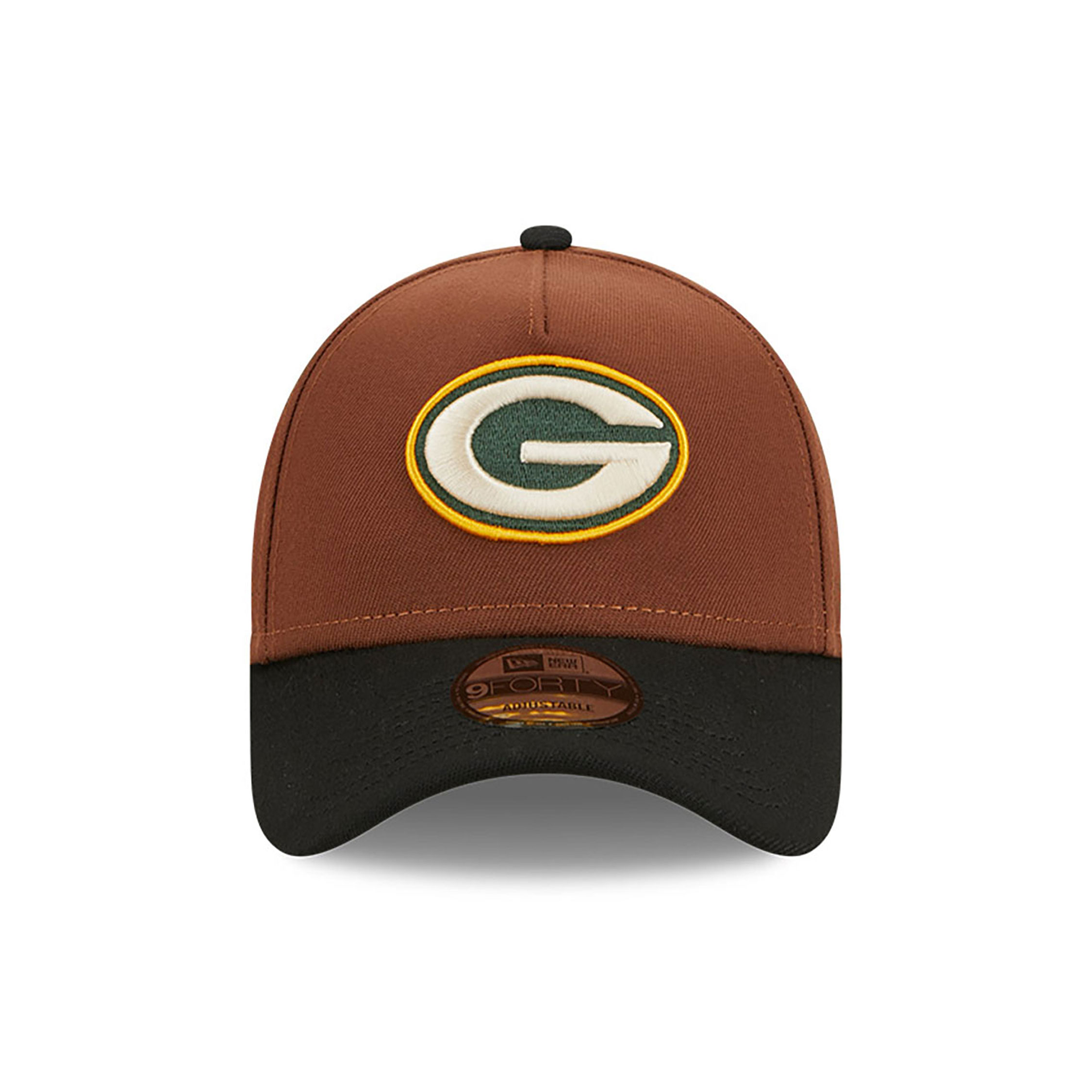 Green Bay Packers Harvest Brown A-Frame 9FORTY Adjustable Cap