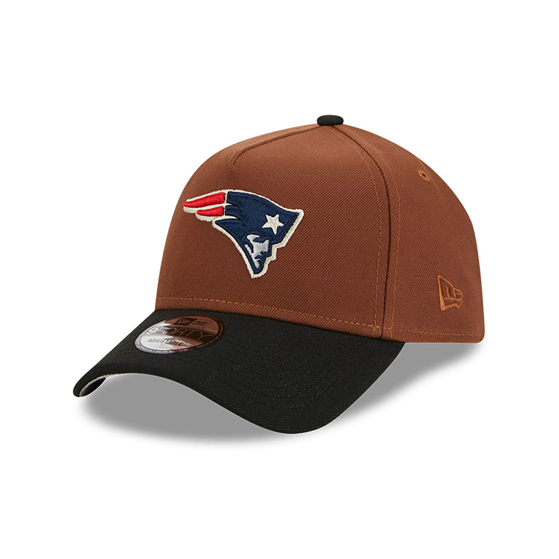 New England Patriots Harvest Brown A-Frame 9FORTY Adjustable Cap