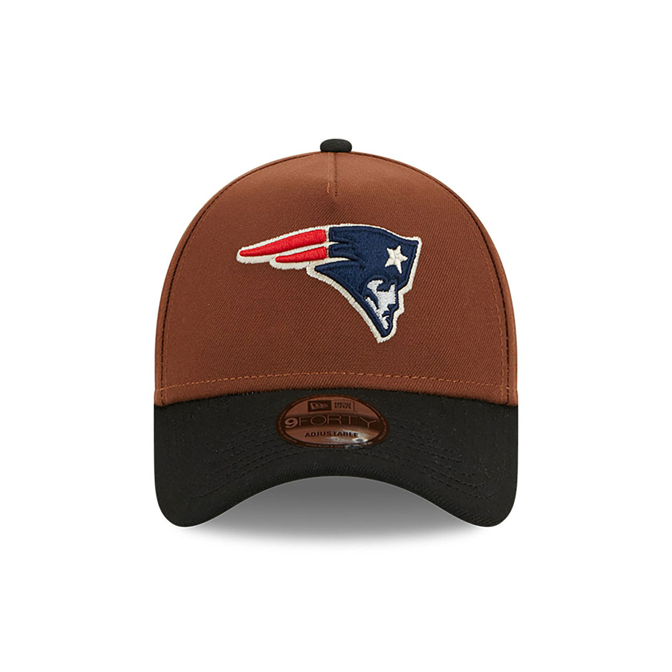 New England Patriots Harvest Brown A-Frame 9FORTY Adjustable Cap