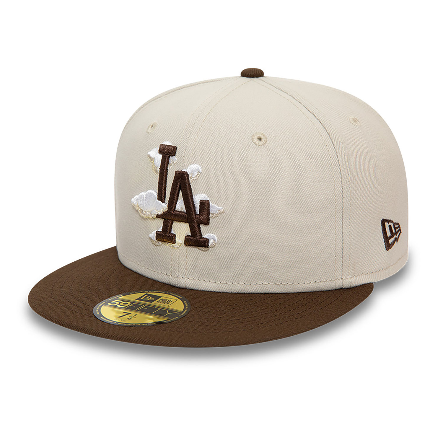 LA Dodgers 2Tone Cloud Stone 59FIFTY Fitted Cap