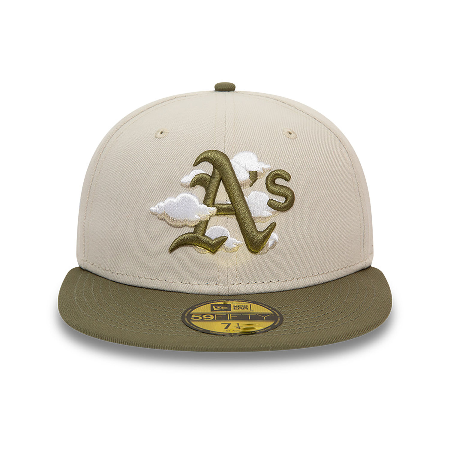 Oakland Athletics 2Tone Cloud Stone 59FIFTY Fitted Cap