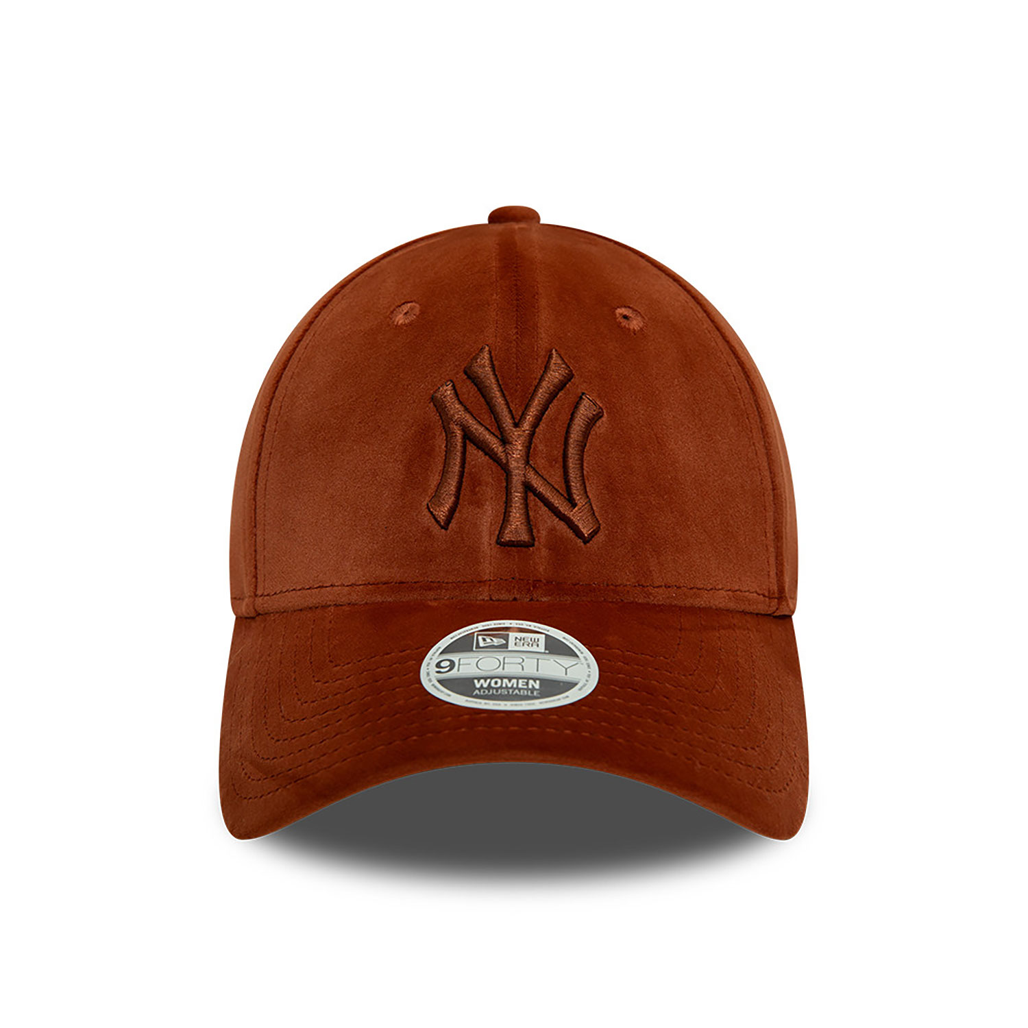 New York Yankees Velour Brown Womens 9FORTY Adjustable Cap