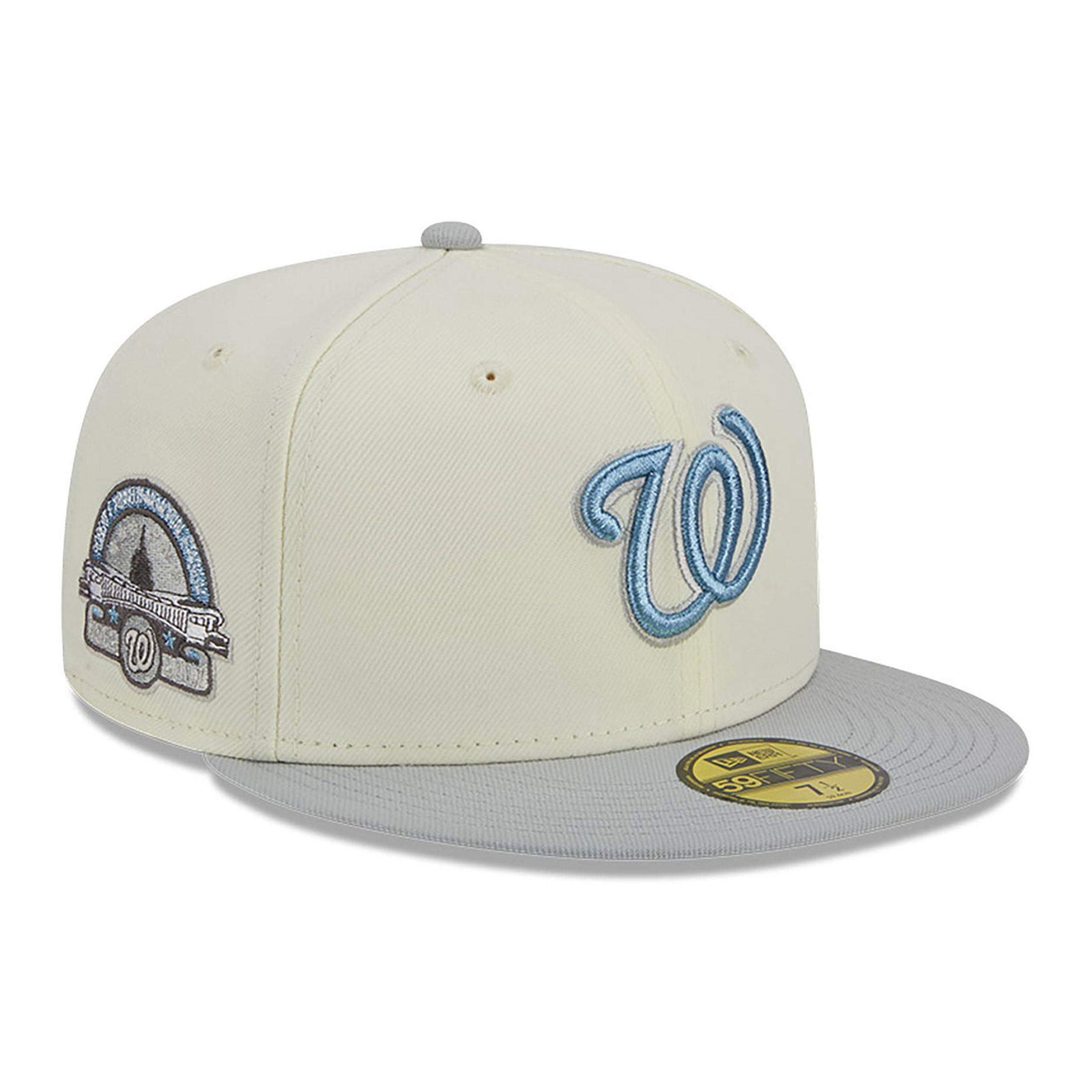 Washington Nationals City Icon Chrome White 59FIFTY Fitted Cap