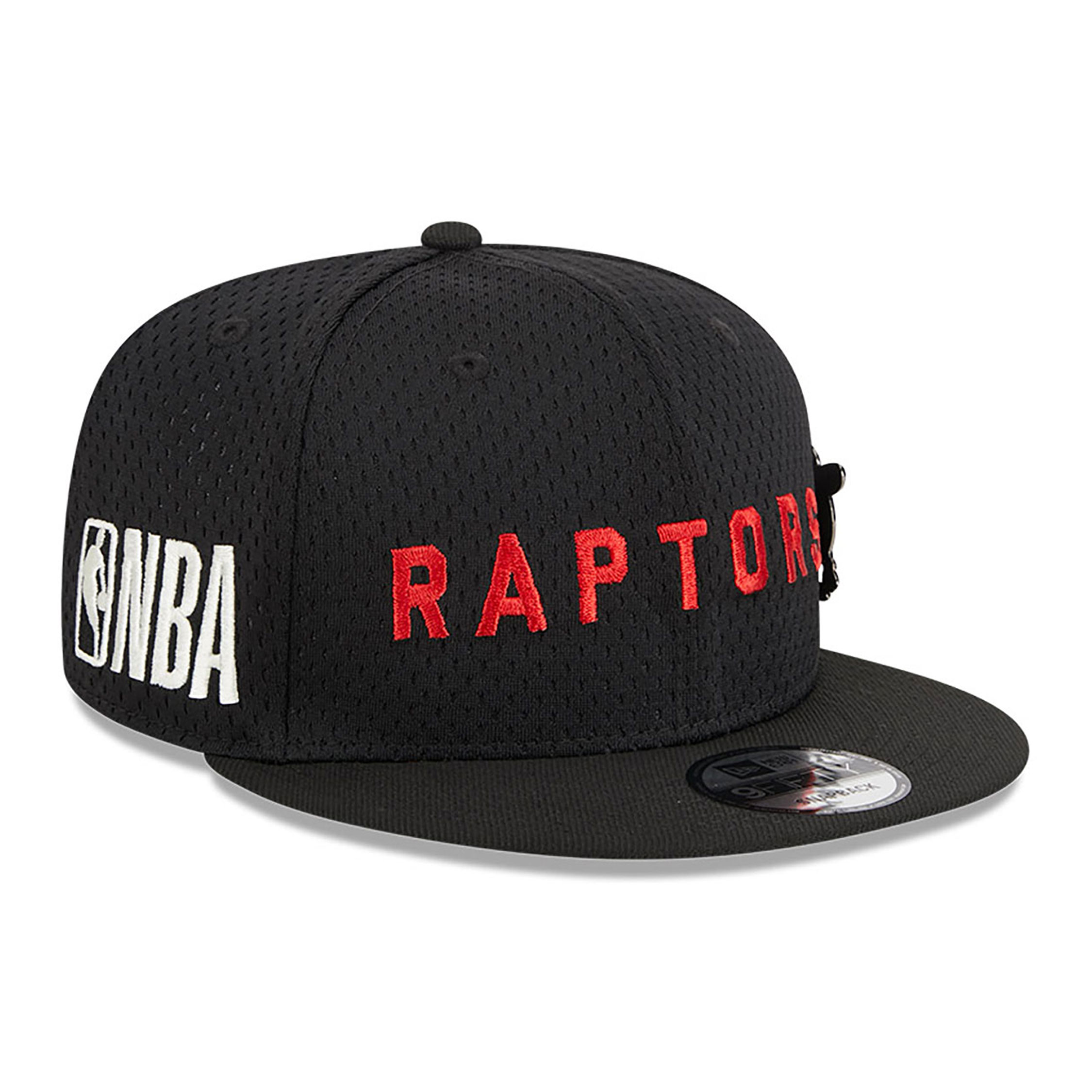 Toronto Raptors Post-Up Pin Black 9FIFTY Snapback Cap
