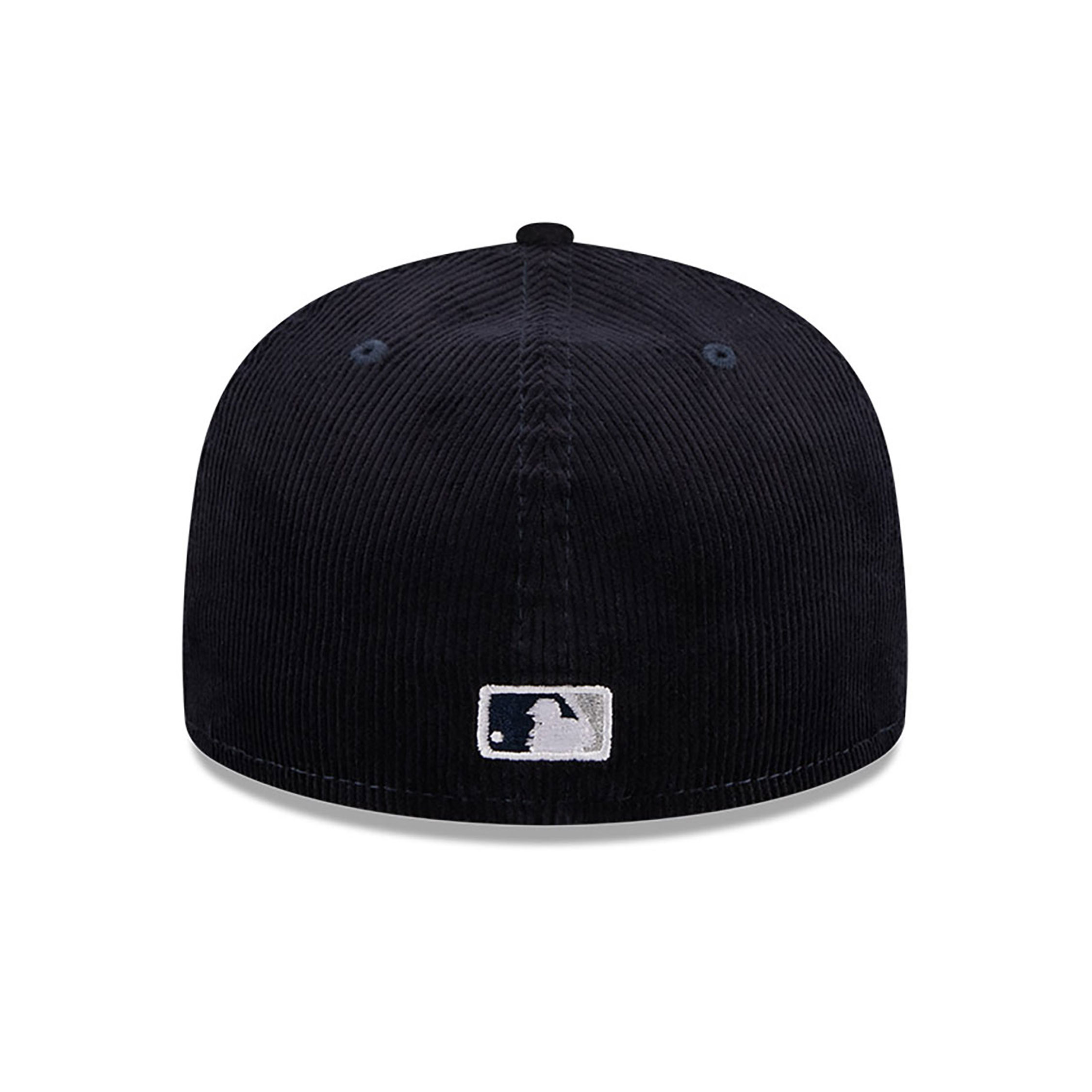 New York Yankees Throwback Cord Navy 59FIFTY Fitted Cap