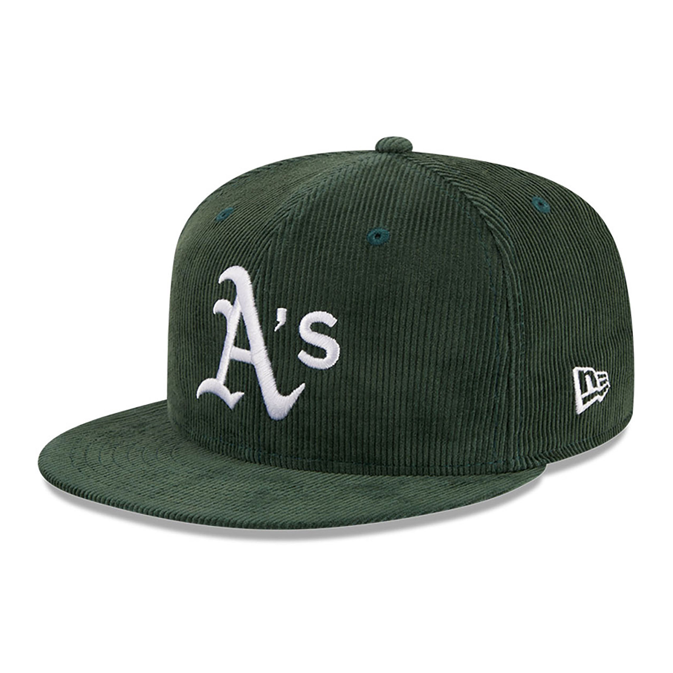 Oakland Athletics Throwback Cord Dark Green 59FIFTY Fitted Cap