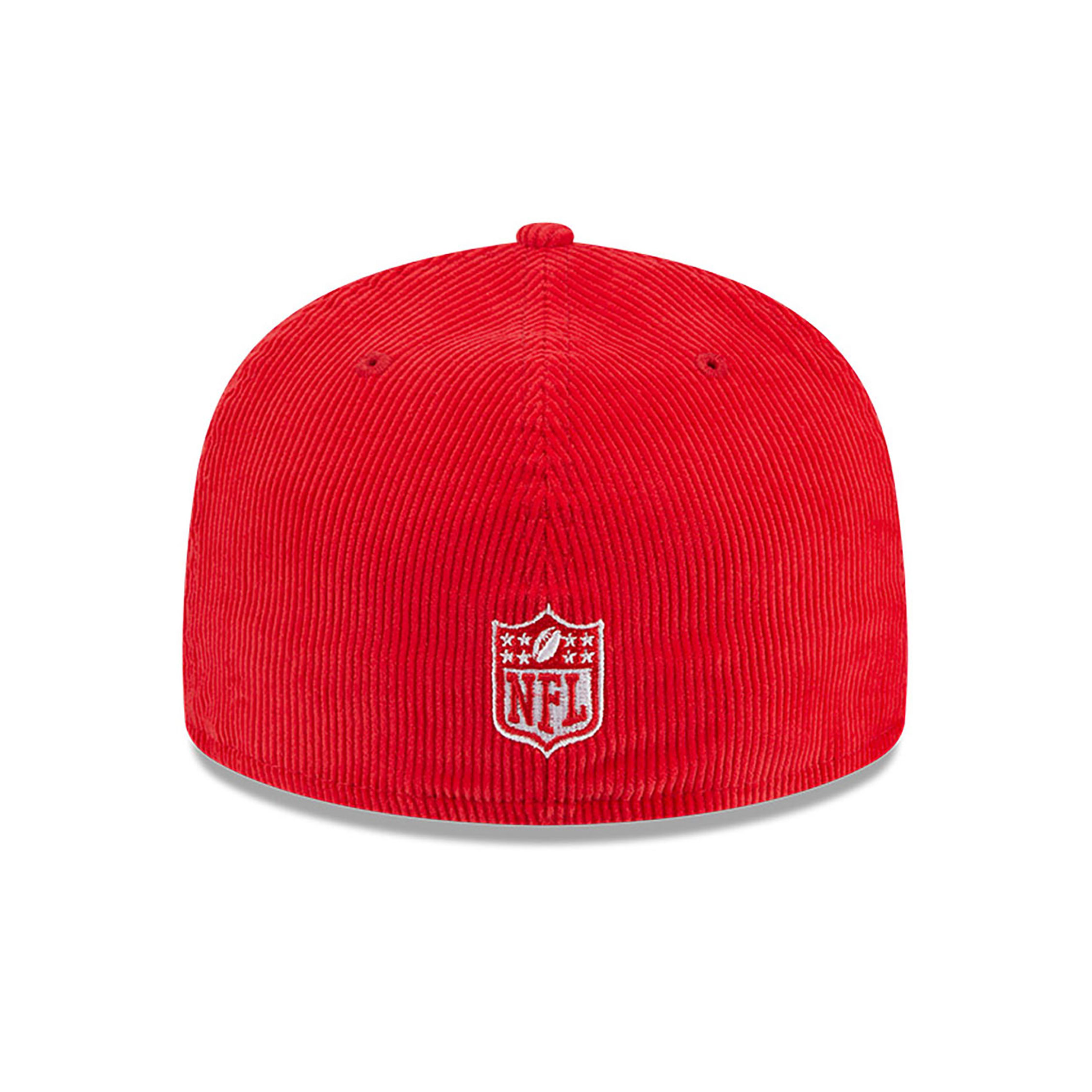 Kansas City Chiefs Throwback Cord Red 59FIFTY Fitted Cap