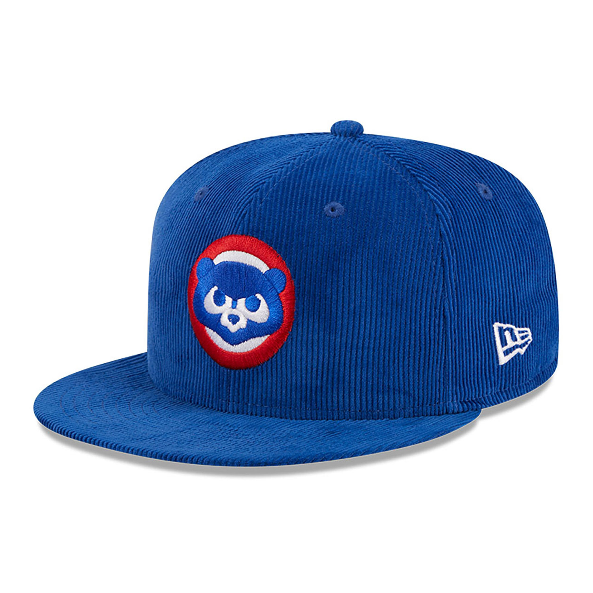 Chicago Cubs Throwback Cord Blue 59FIFTY Fitted Cap