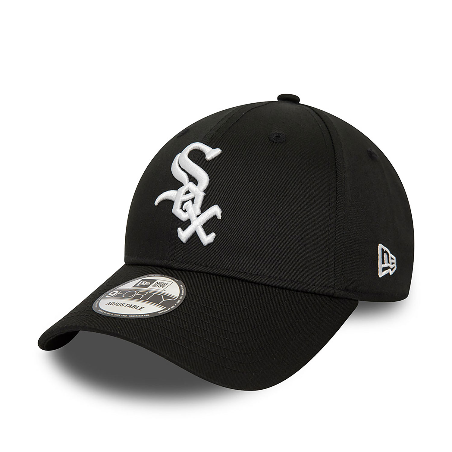 Chicago White Sox World Series World Series Patch Black 9FORTY Adjustable Cap