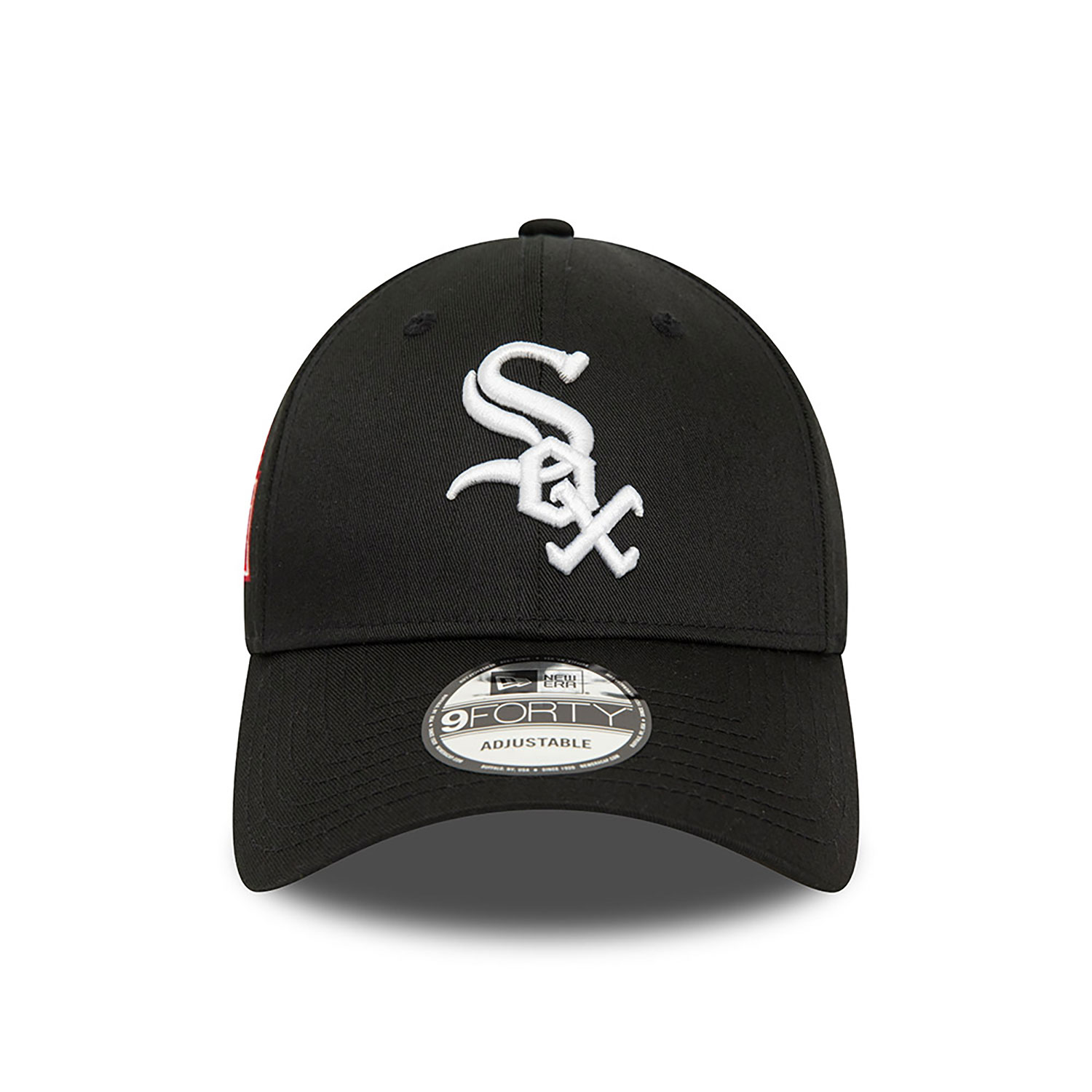 Chicago White Sox World Series World Series Patch Black 9FORTY Adjustable Cap