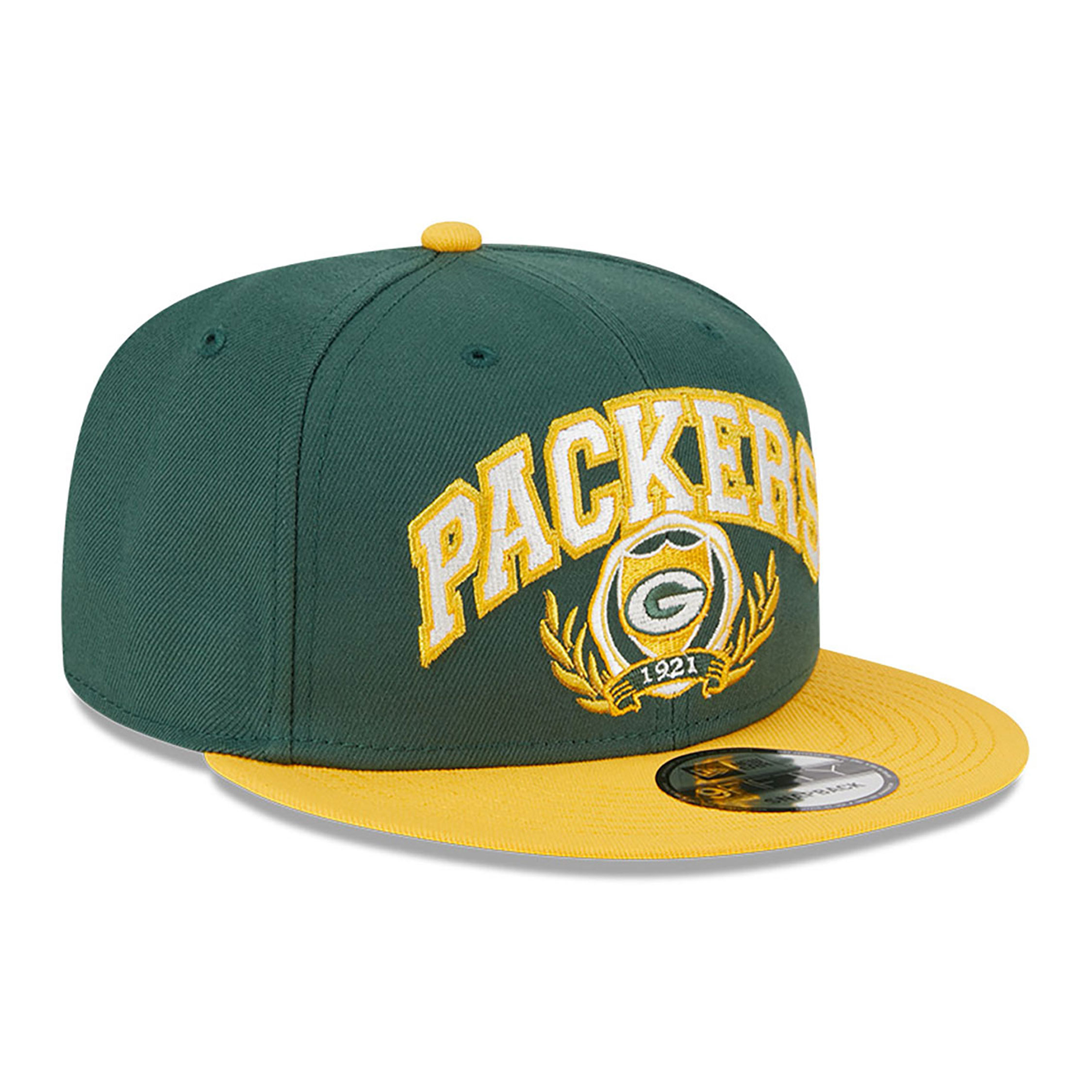 Green Bay Packers NFL Team Dark Green 9FIFTY Snapback Cap