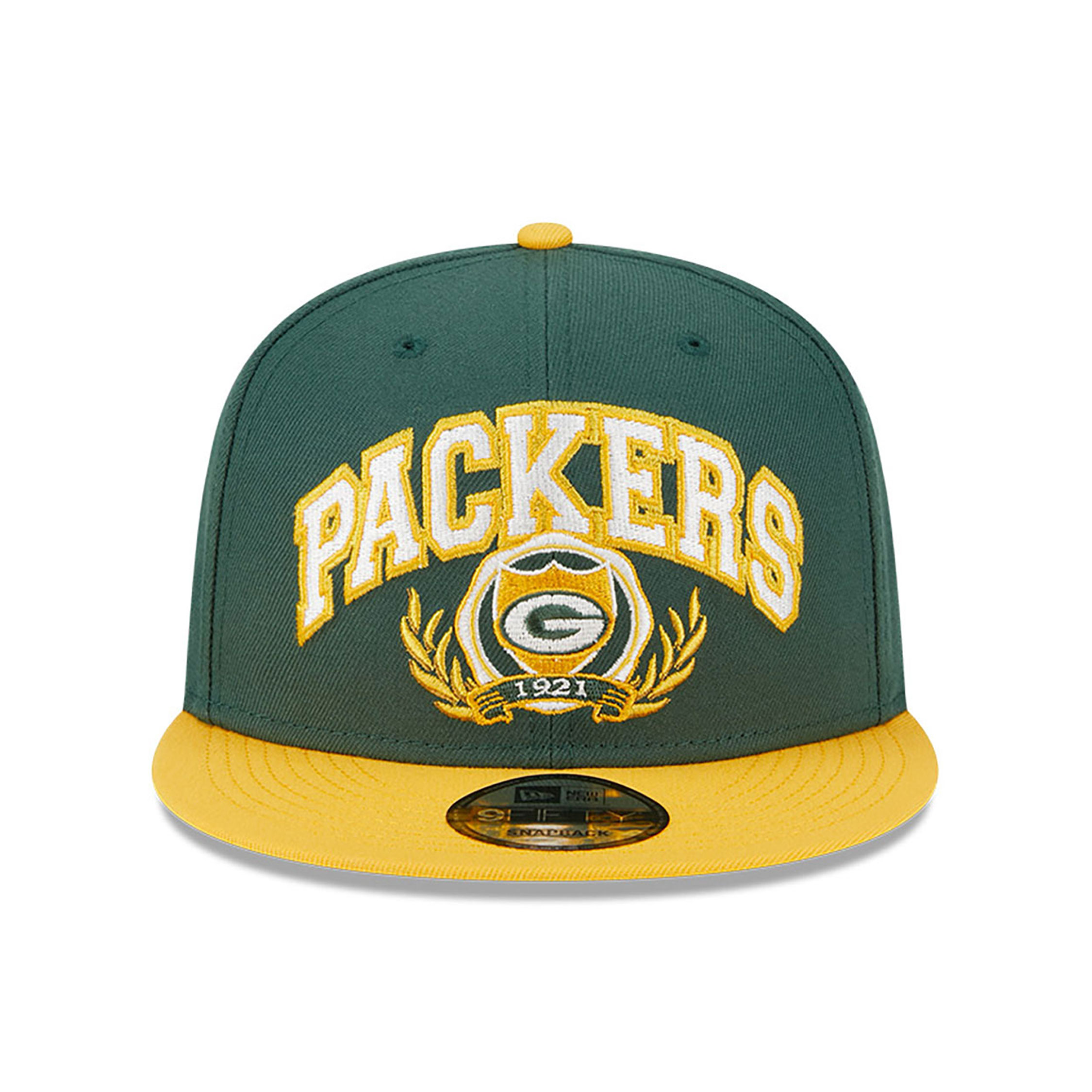 Green Bay Packers NFL Team Dark Green 9FIFTY Snapback Cap
