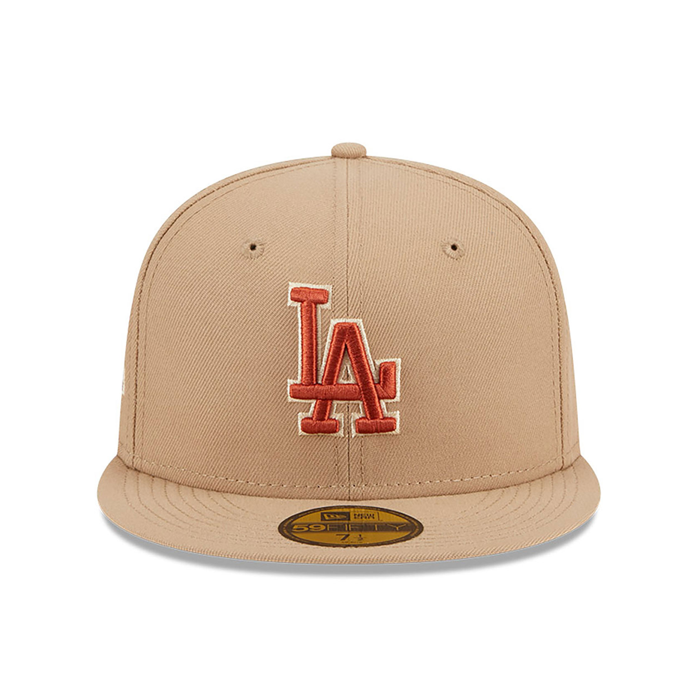 LA Dodgers Autumn Flannel Stone 59FIFTY Fitted Cap