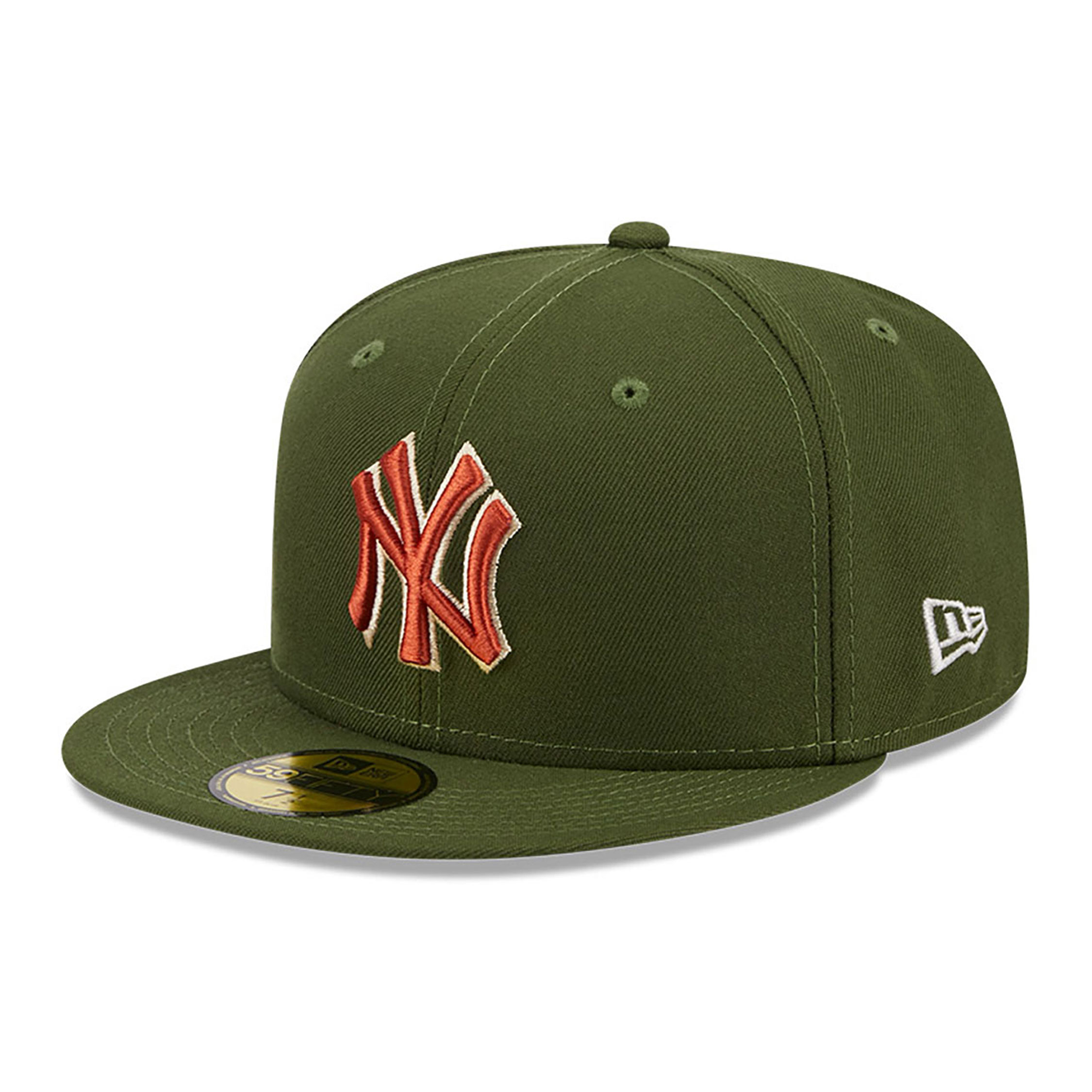 New York Yankees Autumn Flannel Dark Green 59FIFTY Fitted Cap