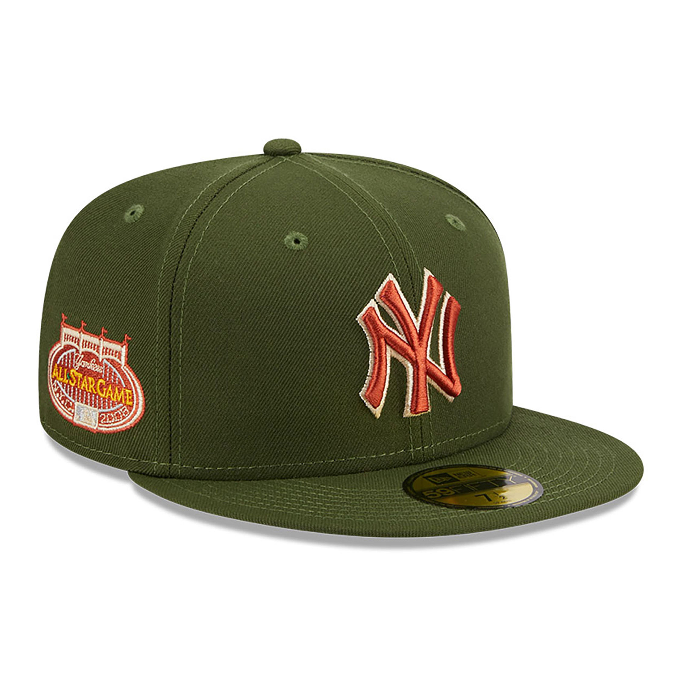 New York Yankees Autumn Flannel Dark Green 59FIFTY Fitted Cap