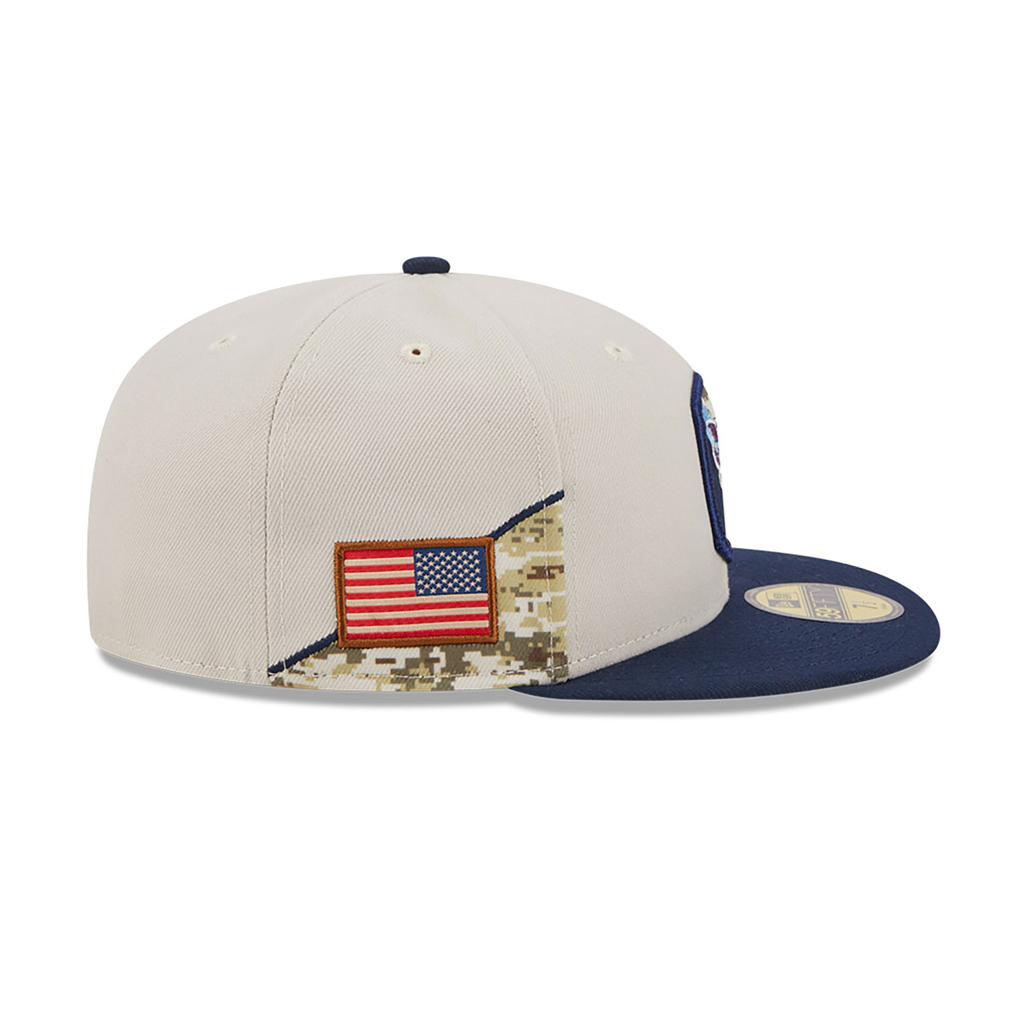 Tennessee Titans NFL Salute To Service Stone 59FIFTY Fitted Cap