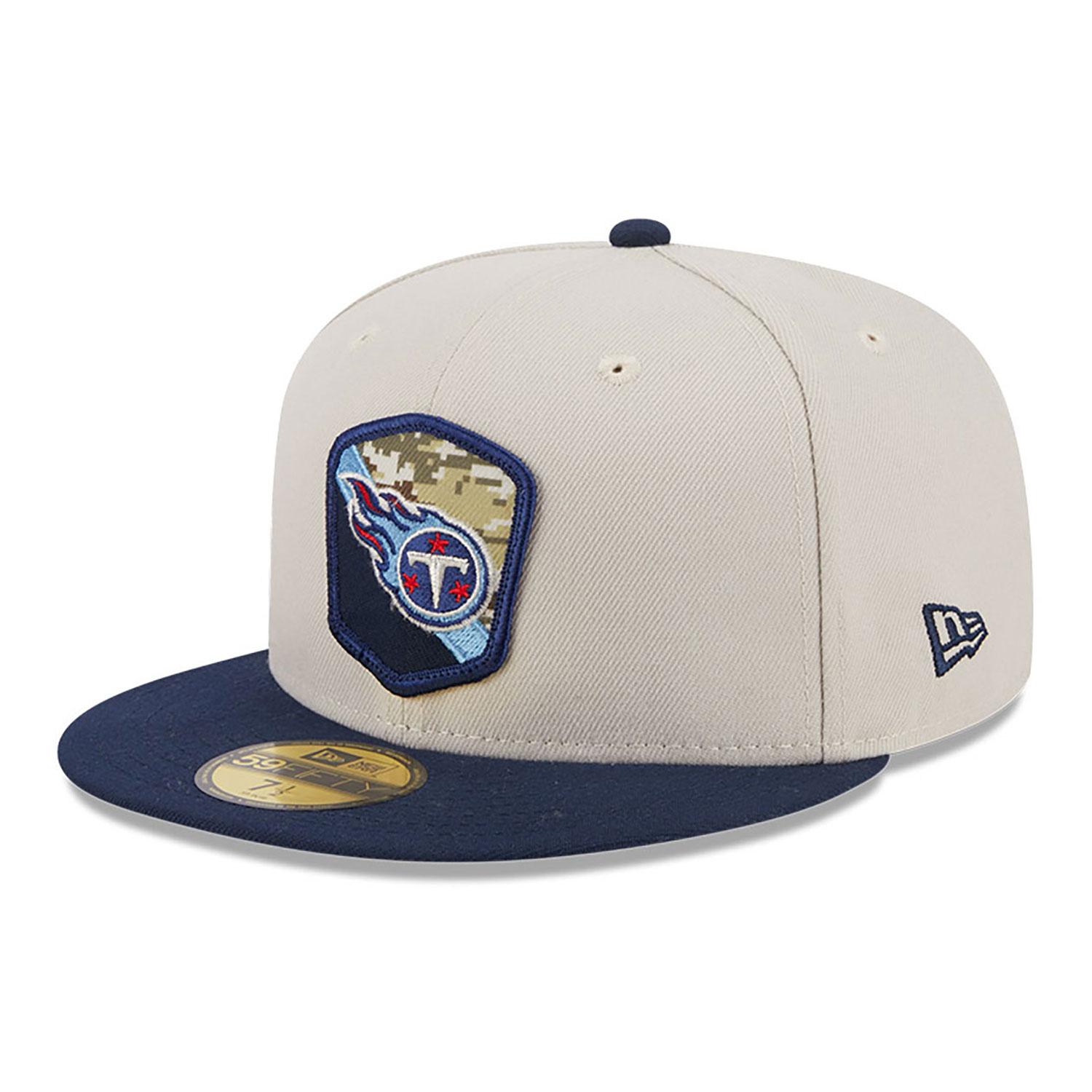 Tennessee Titans NFL Salute To Service Stone 59FIFTY Fitted Cap