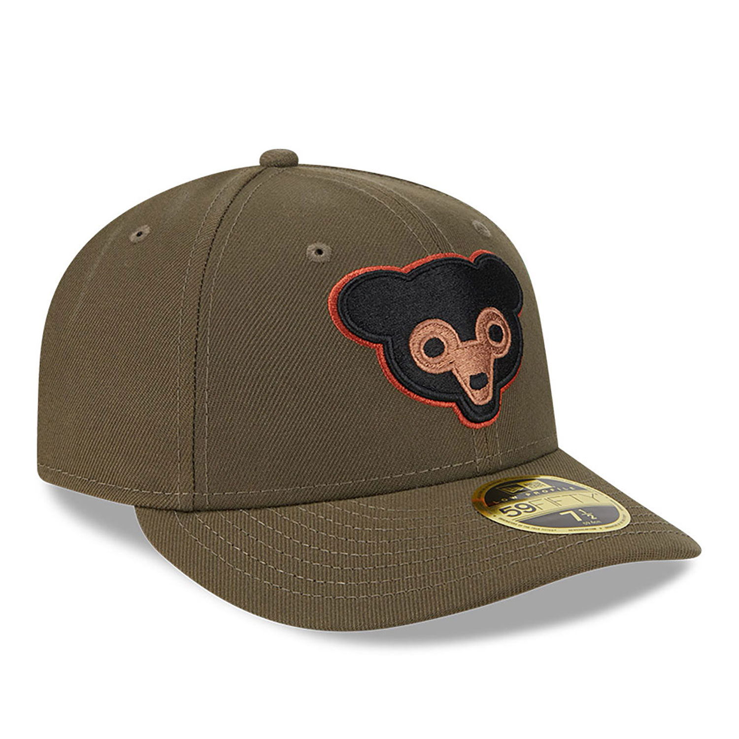 Chicago Cubs Rustic Fall Brown Low Profile 59FIFTY Fitted Cap