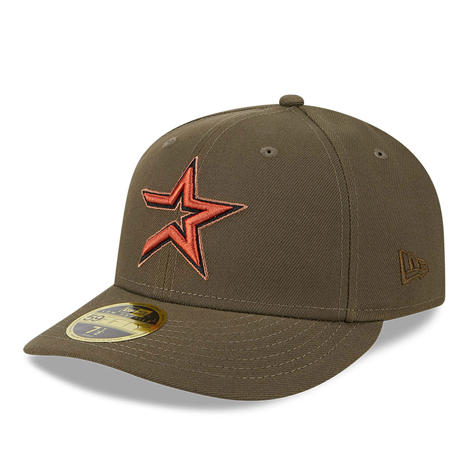 Houston Astros Rustic Fall Brown Low Profile 59FIFTY Fitted Cap