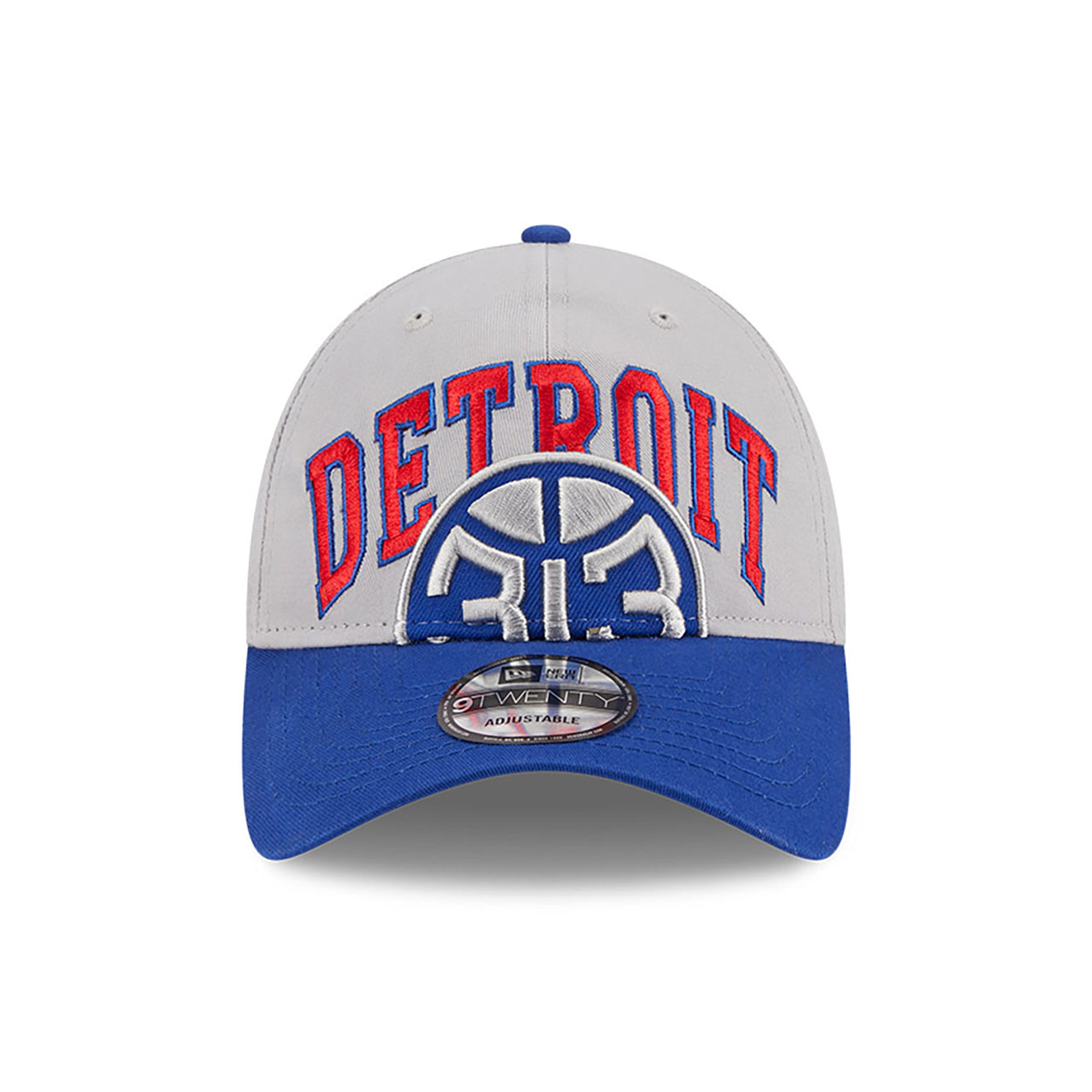 Detroit Pistons NBA Tip Off 2023 Grey 9TWENTY Adjustable Cap