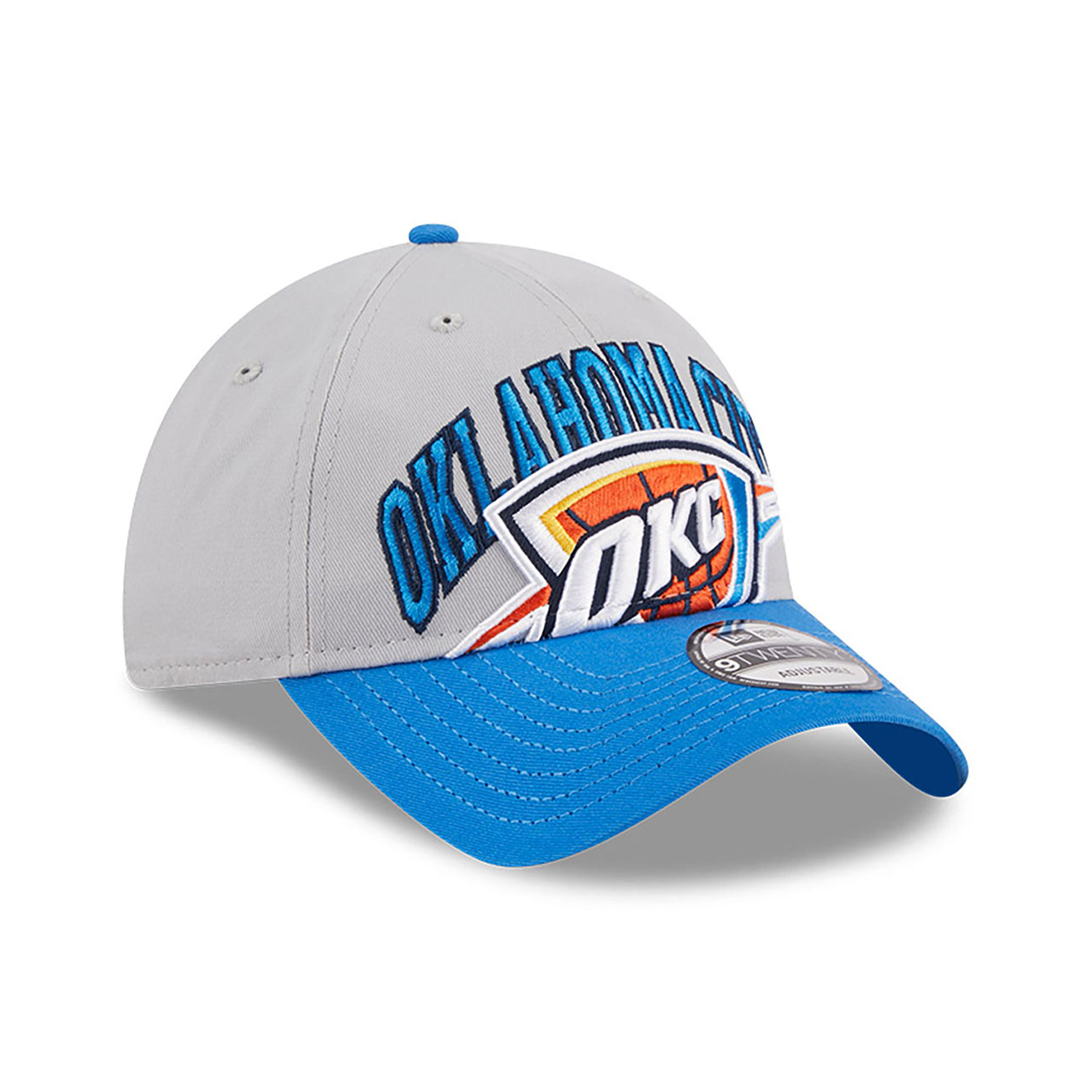 Oklahoma City Thunder NBA Tip Off 2023 Grey 9TWENTY Adjustable Cap