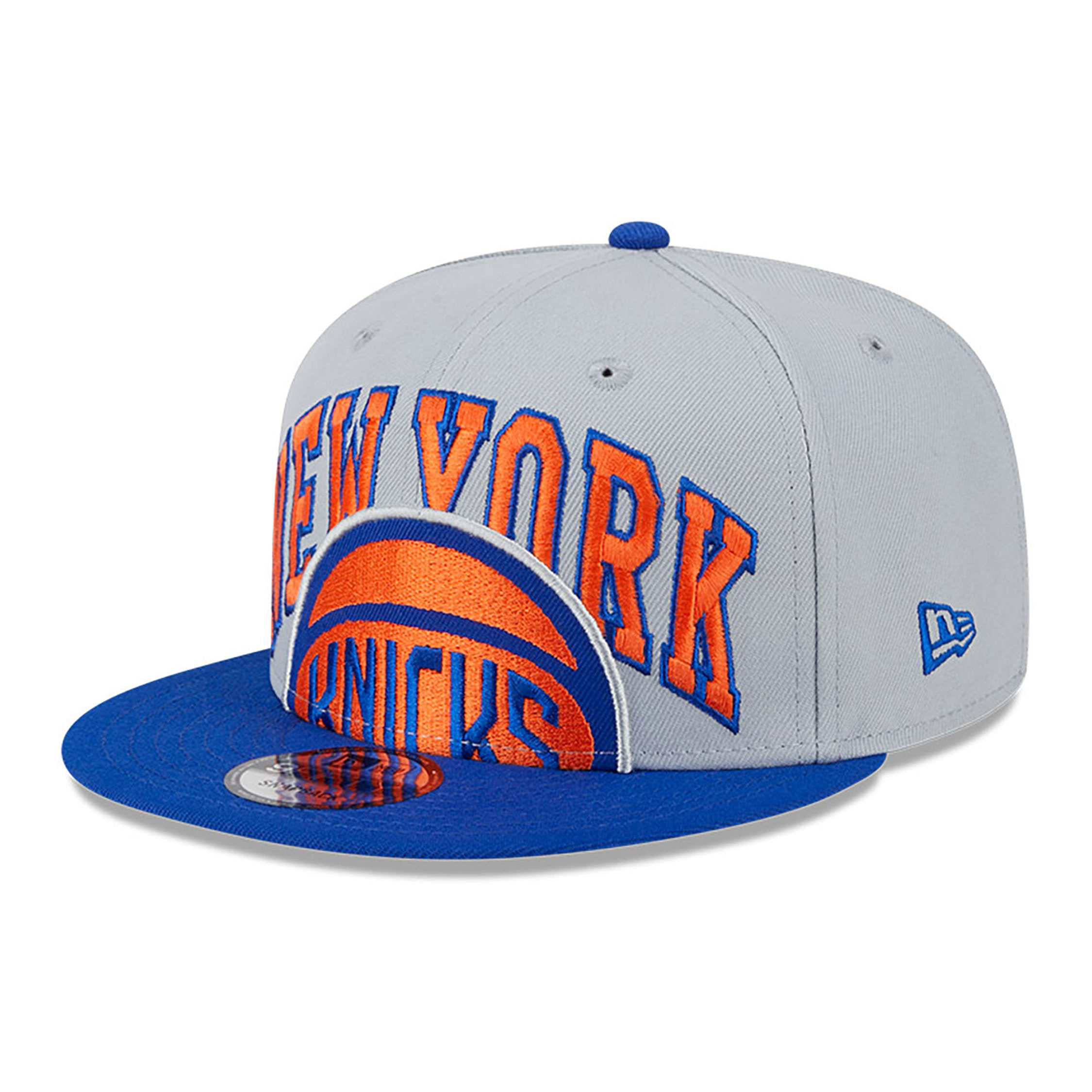 New York Knicks NBA Tip Off 2023 Grey 9FIFTY Snapback Cap