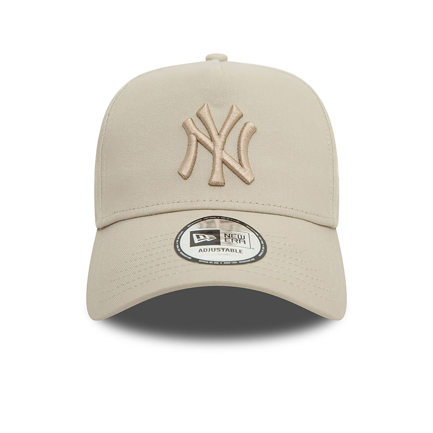New York Yankees Neutral Light Beige 9FORTY E-Frame Adjustable Cap