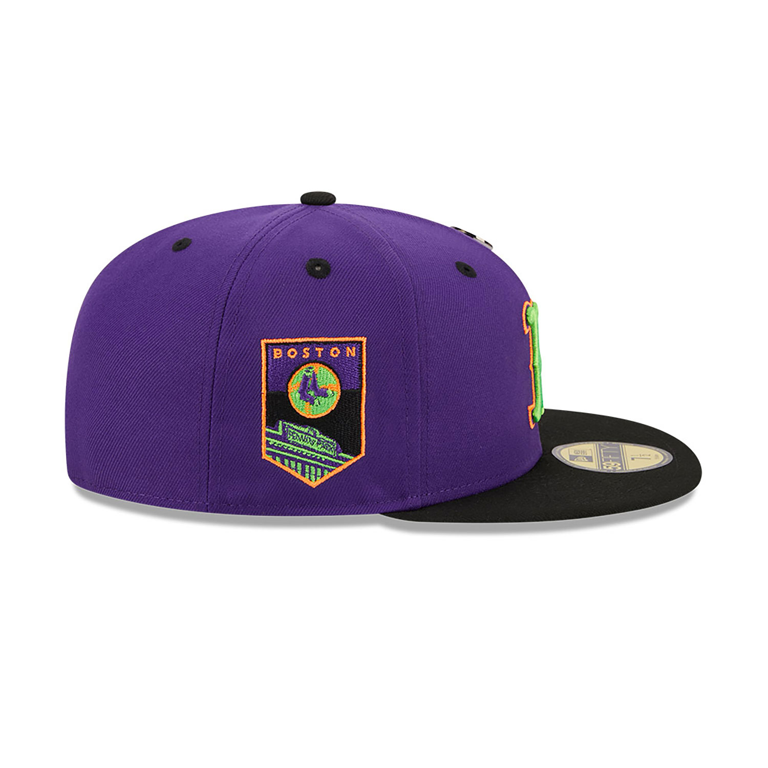 Boston Red Sox Trick Or Treat Purple 59FIFTY Fitted Cap