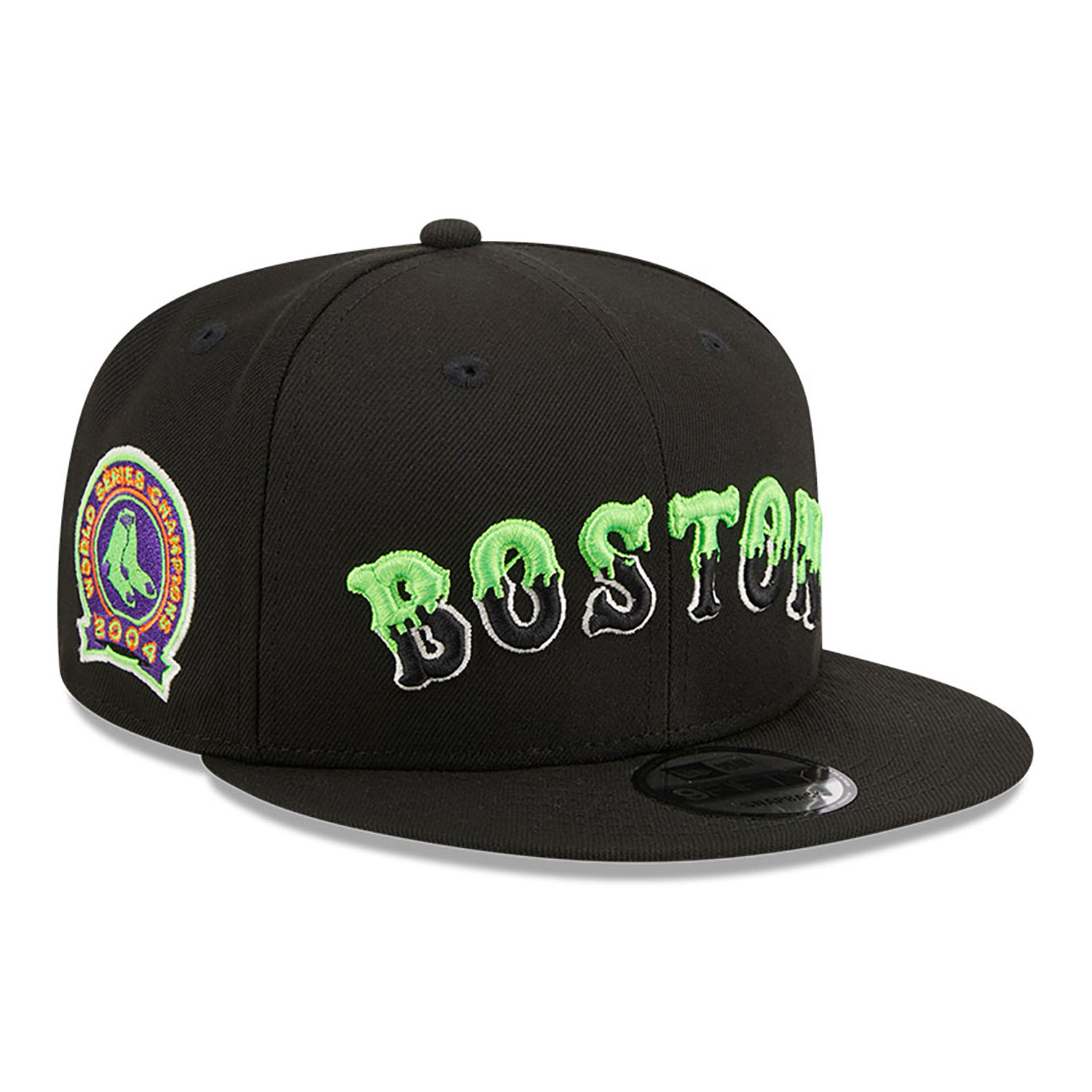 Boston Red Sox Drip Black 9FIFTY Snapback Cap