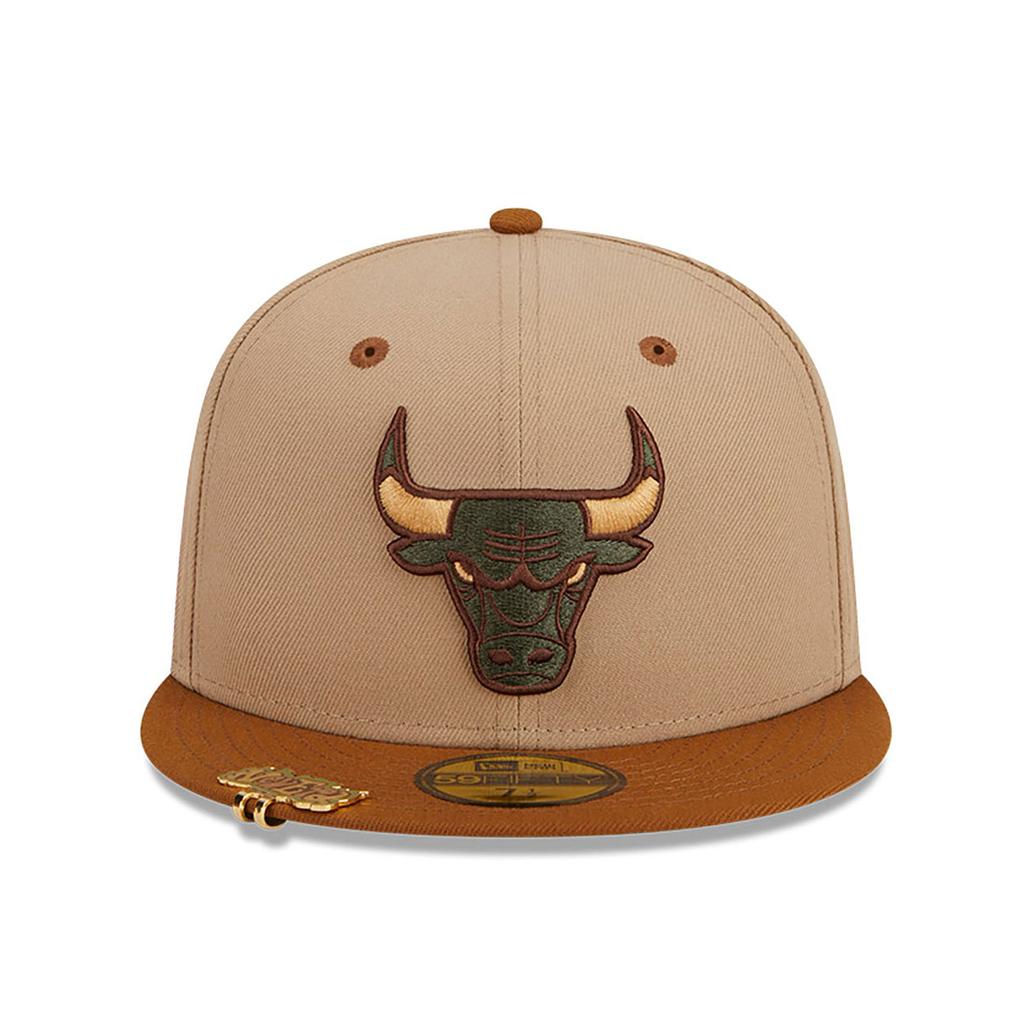 Chicago Bulls Monster Curse Light Beige 59FIFTY Fitted Cap