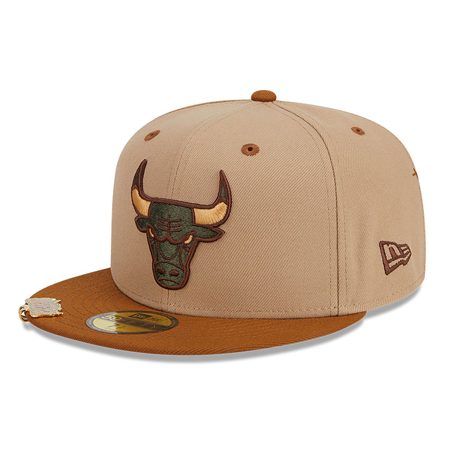 Chicago Bulls Monster Curse Light Beige 59FIFTY Fitted Cap