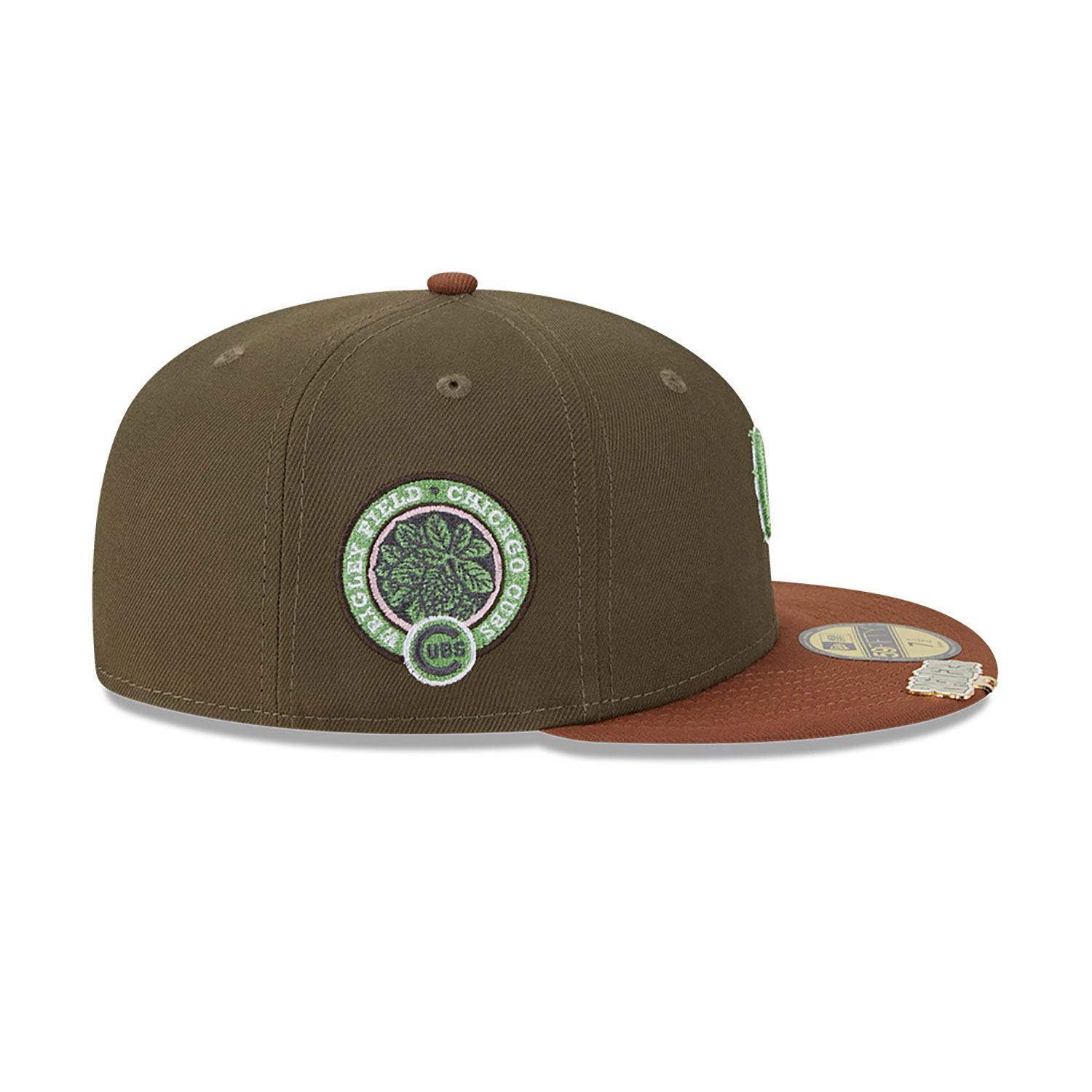 Chicago Cubs Monster Zombie Dark Green 59FIFTY Fitted Cap