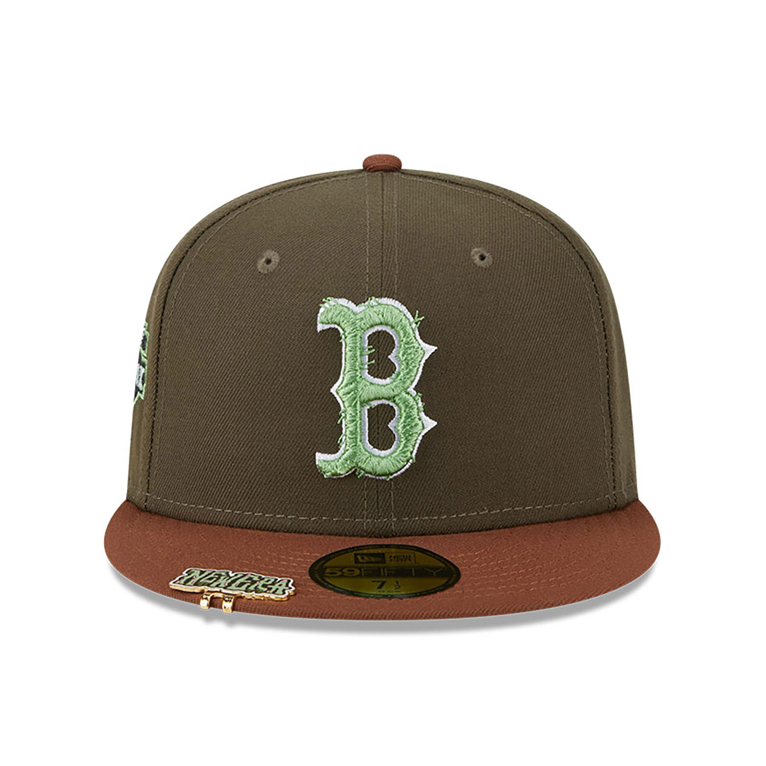 Boston Red Sox Monster Zombie Dark Green 59FIFTY Fitted Cap