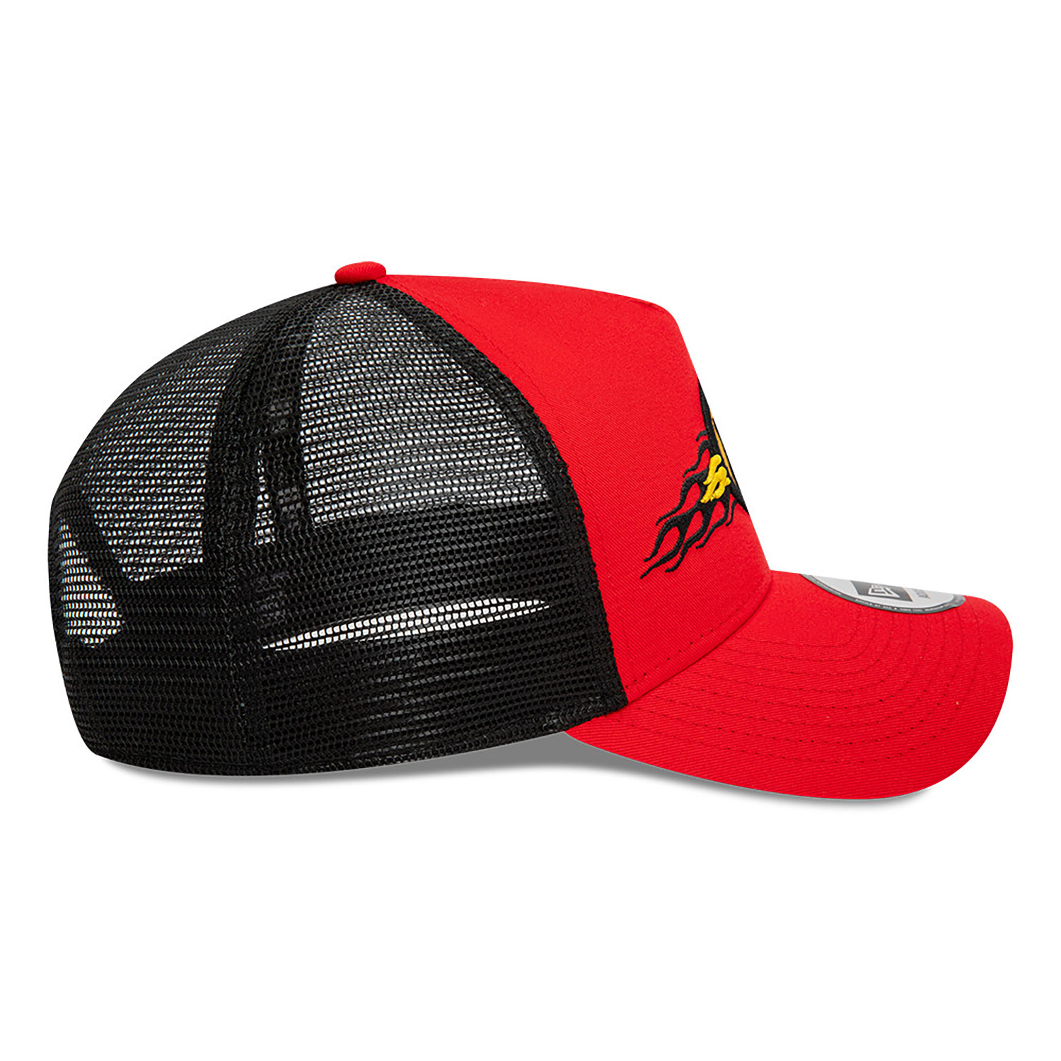 New York Yankees MLB Flame Red 9FORTY A-Frame Trucker Cap